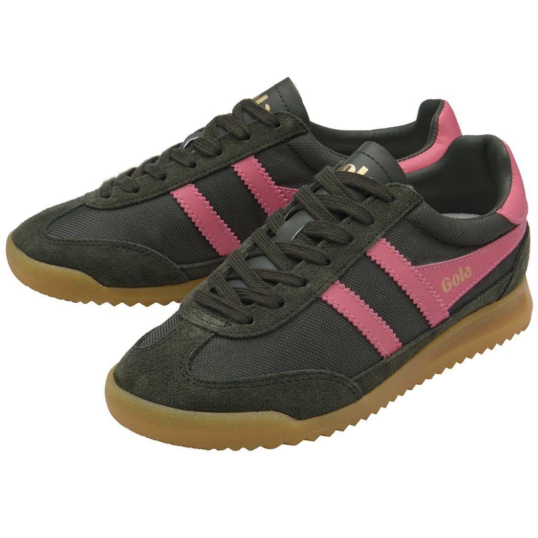 Gola Tornado 2026 khakigrün/pink Damen Sneaker