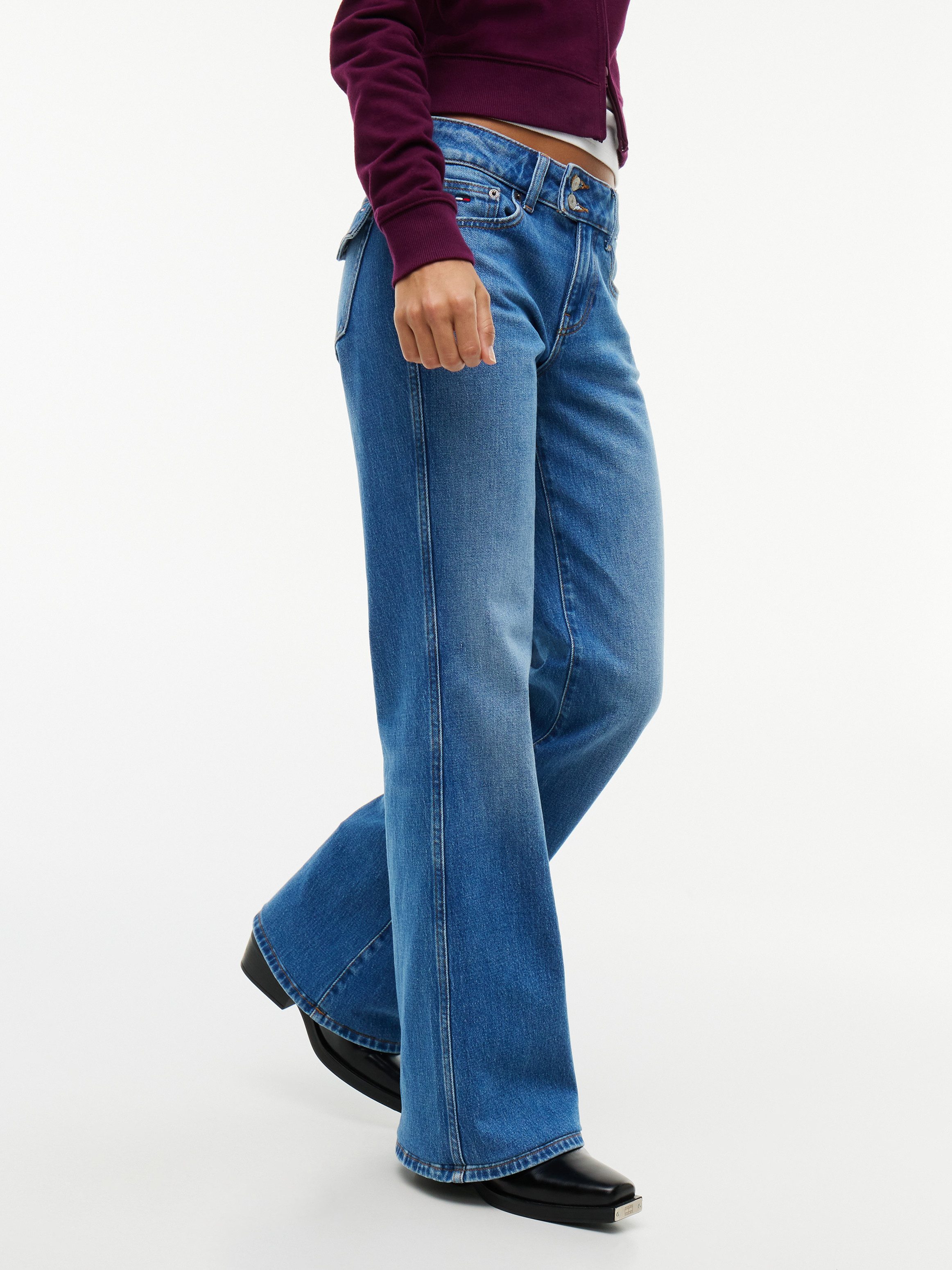 Tommy Jeans Bootcut-Jeans SIA LOW RISE BOOTCUT BJ0133 Baumwollmischung – Bild 3 von 5