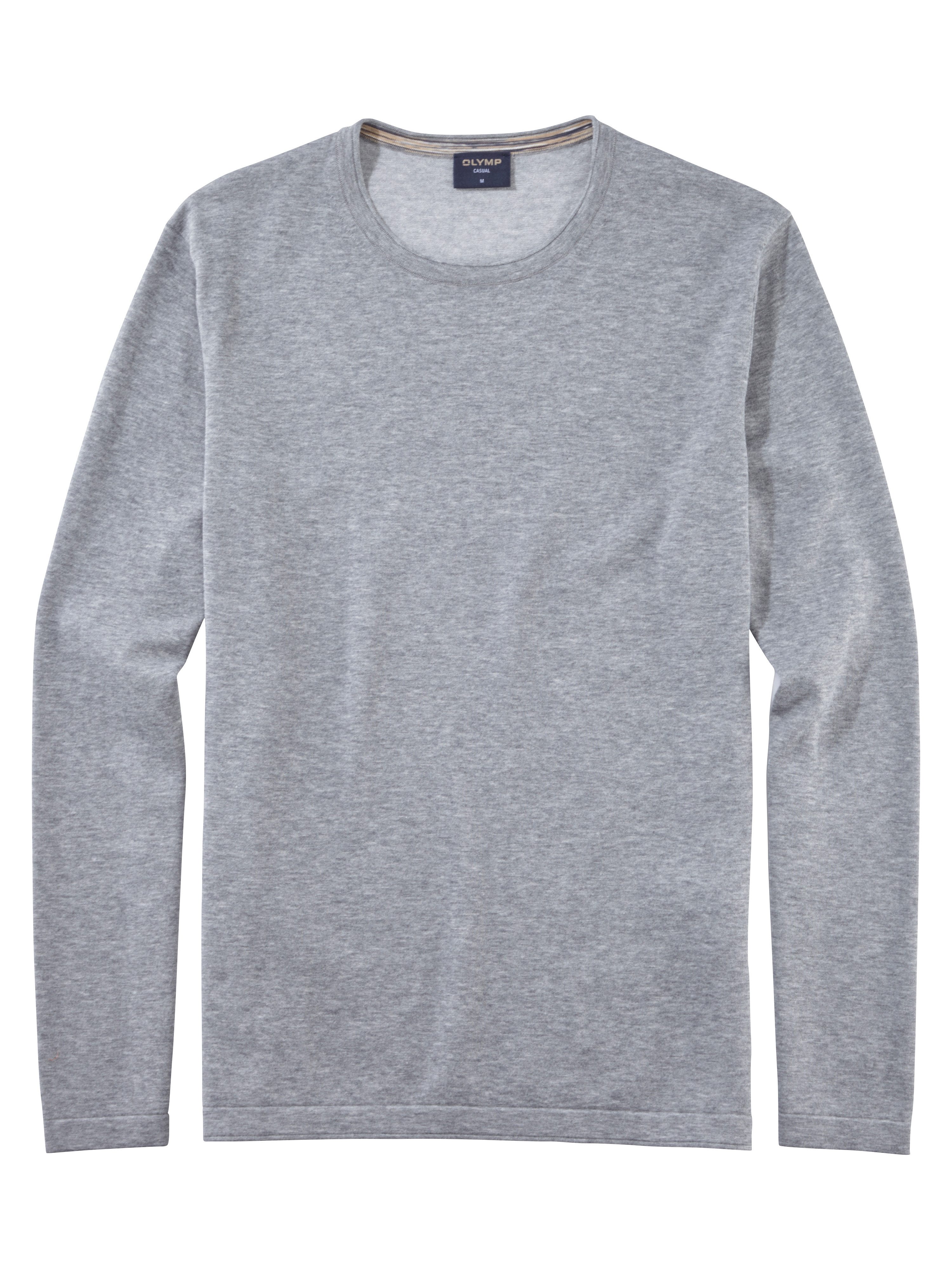 Rundhalspullover OLYMP Strick Casual