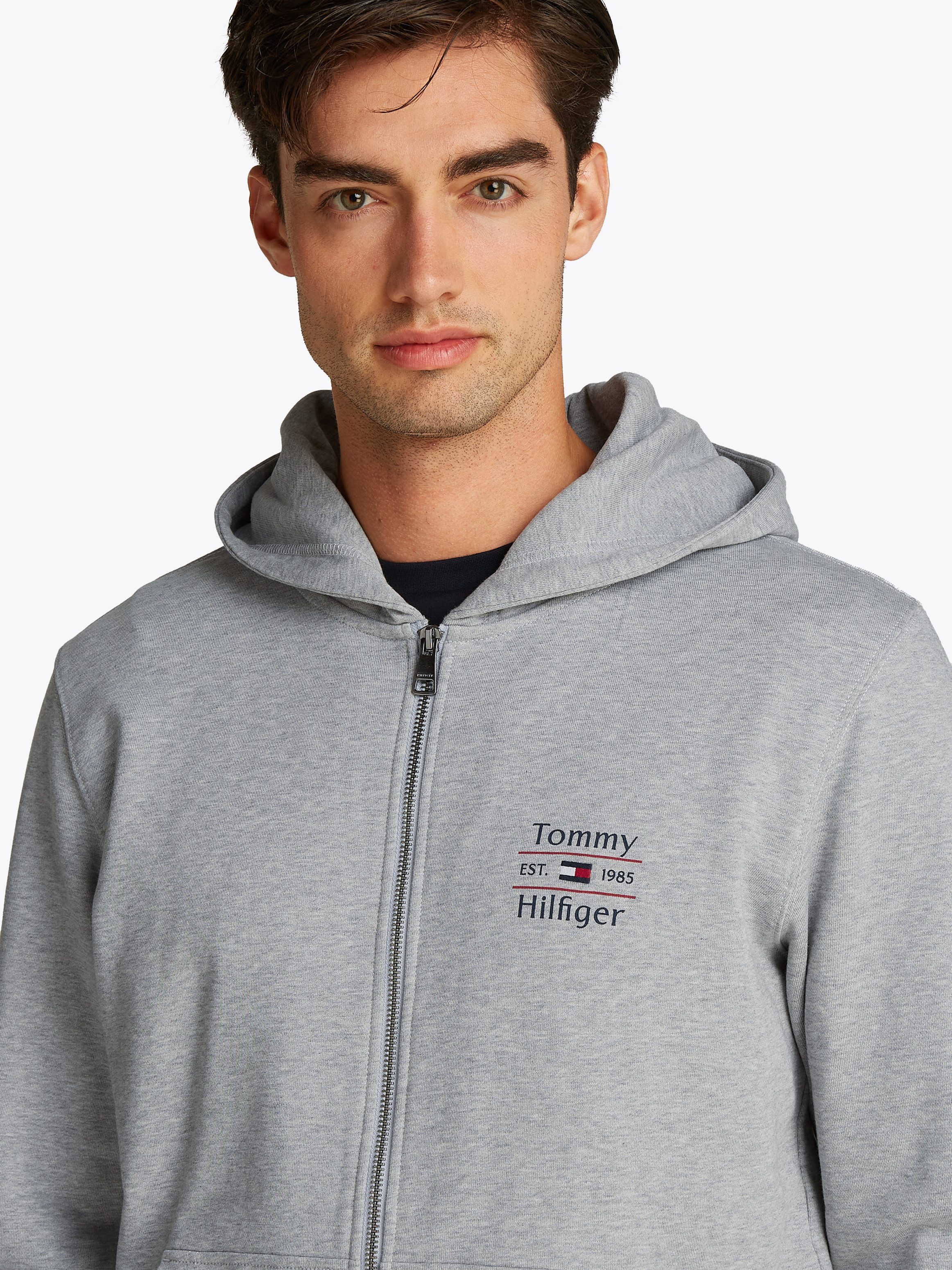 Tommy Hilfiger Kapuzensweatjacke HILFIGER STACK HOODY günstig online kaufen
