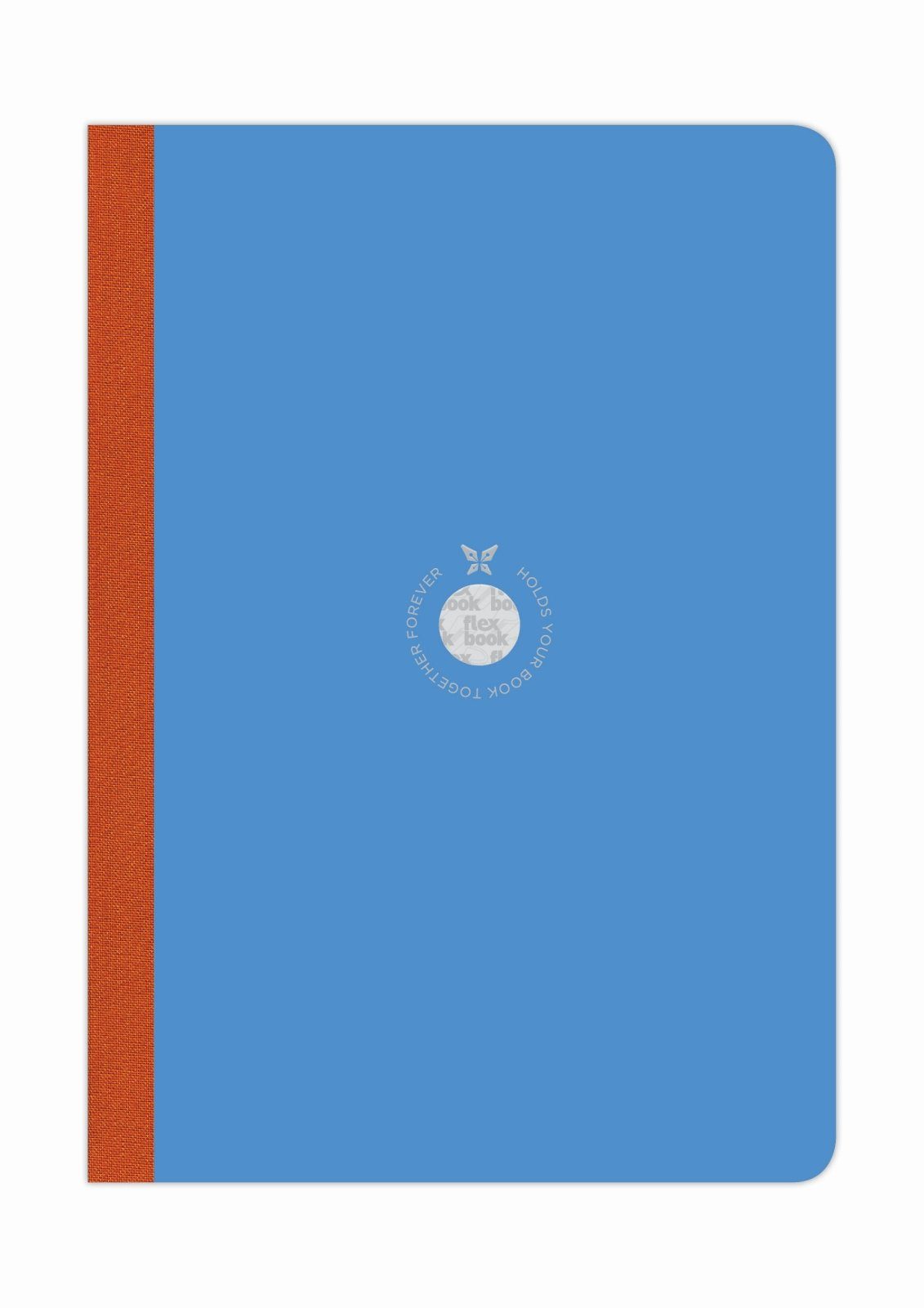 17*24cm Größen/Fa Notizbuch 160 Flexbook Flexbook Blau viele Seiten Ökopapiereinband Liniert Smartbook