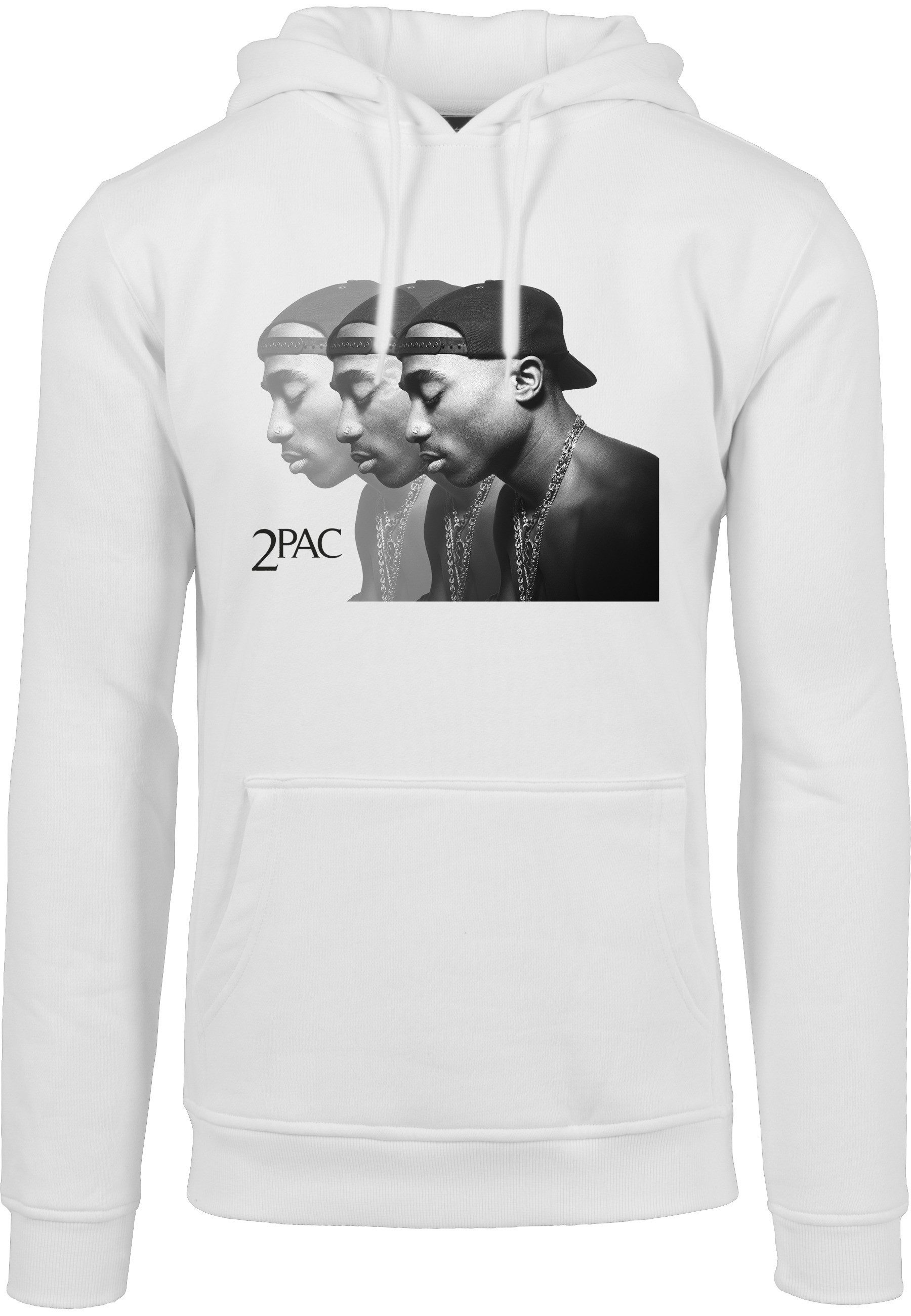 Rundhalspullover Merchcode Herren 2Pac Faces Hoody
