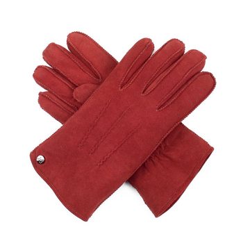 Hand Gewand by Weikert Lederhandschuhe FINJA - Lammfellhandschuhe für Damen, warm gefüttert