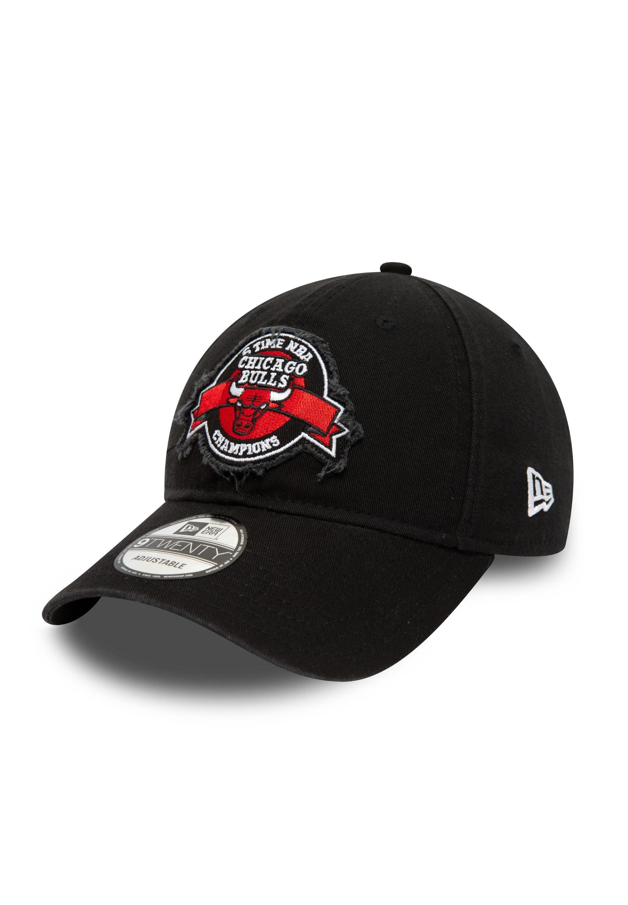 Baseball Cap Chicago Bulls NBA Washed Wordmark Black 9Twenty Unstructured Strapback