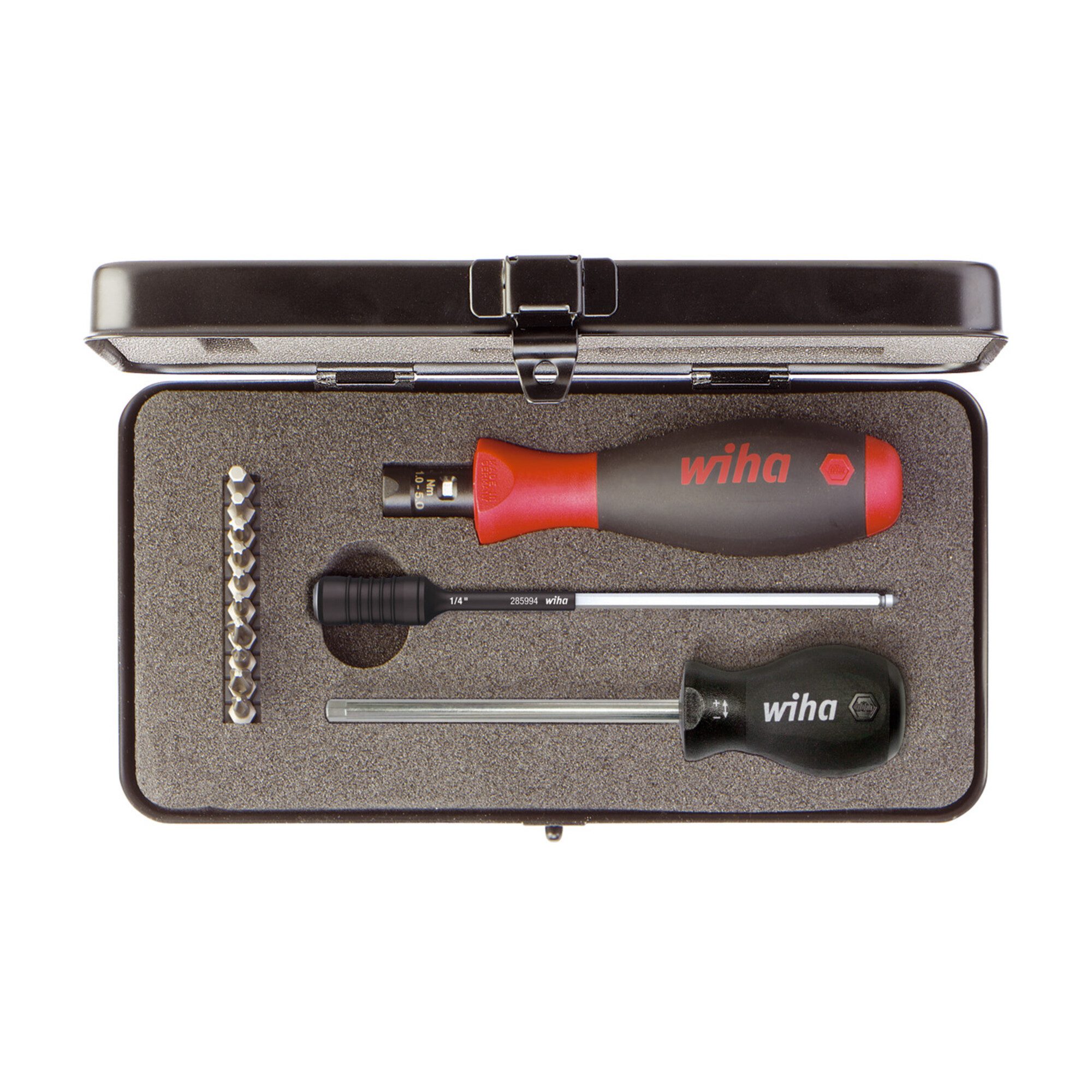 Wiha Bit-Set Wiha Drehmoment-Schraubendreher Set TorqueVario®-S gemischt 13-tlg var