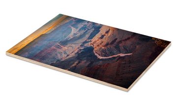 Posterlounge Holzbild Editors Choice, Wunderschöner Sonnenaufgang am Grand Canyon, Fotografie