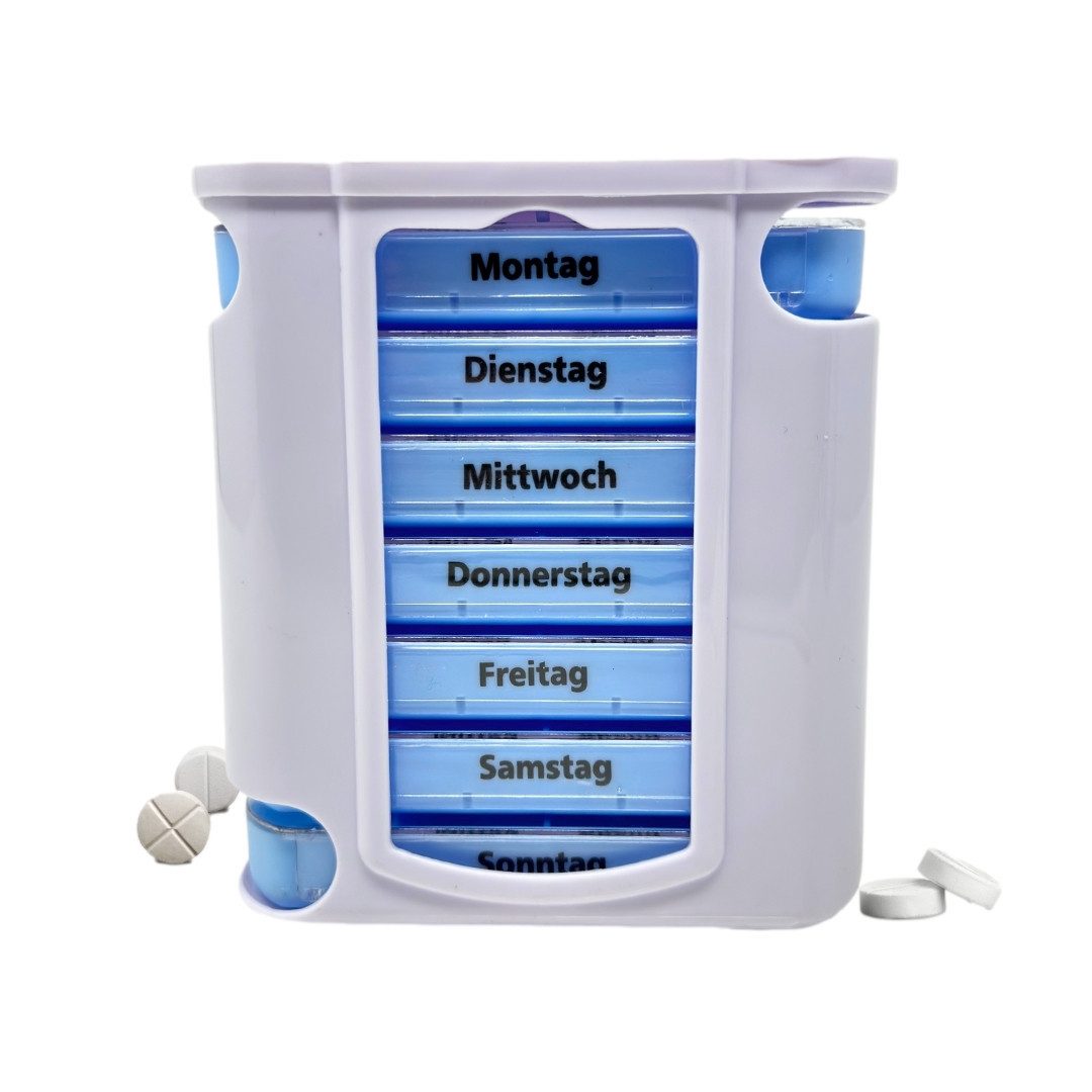 Pillendose Tablettenbox 7 Tage - Pillentower