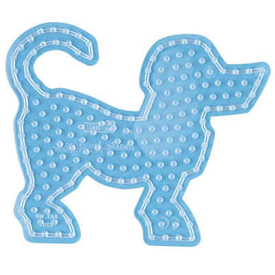 Hama Perlen Bügelperlen Hama Stiftplatte Hund transparent für Maxi-Bügelperlen