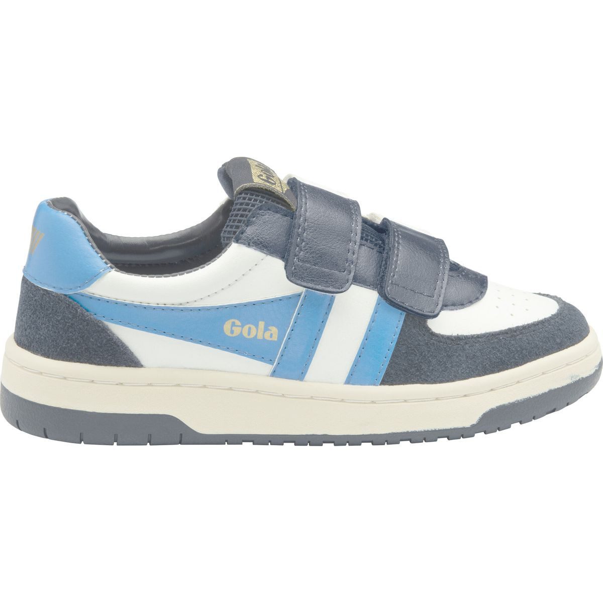 Gola Hawk Strap Sneaker Kids Outdoorschuh Stilvolle Retro-Sneaker für Kinder mit 80% recyceltem Material und