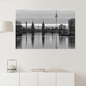 Posterlounge Poster Filtergrafia, Oberbaumbrücke Berlin Skyline, Wohnzimmer Fotografie