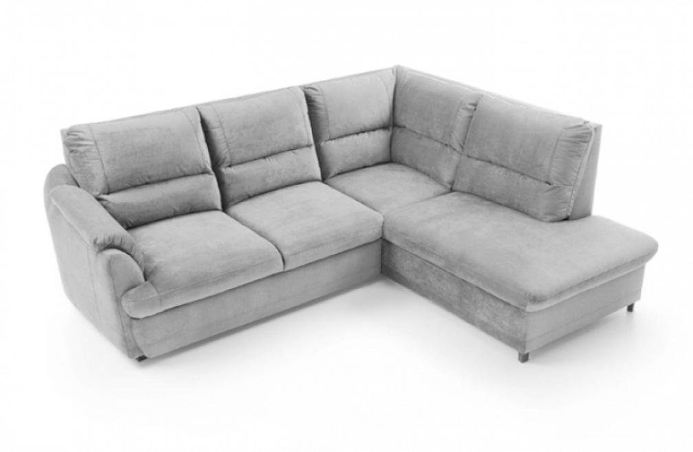 JVmoebel Ecksofa Luxus Sofa Eckgarnitur Ecksofa L Form Couch Blau Polstersofa Sitz, 2 Teile, Made in Europe Grau