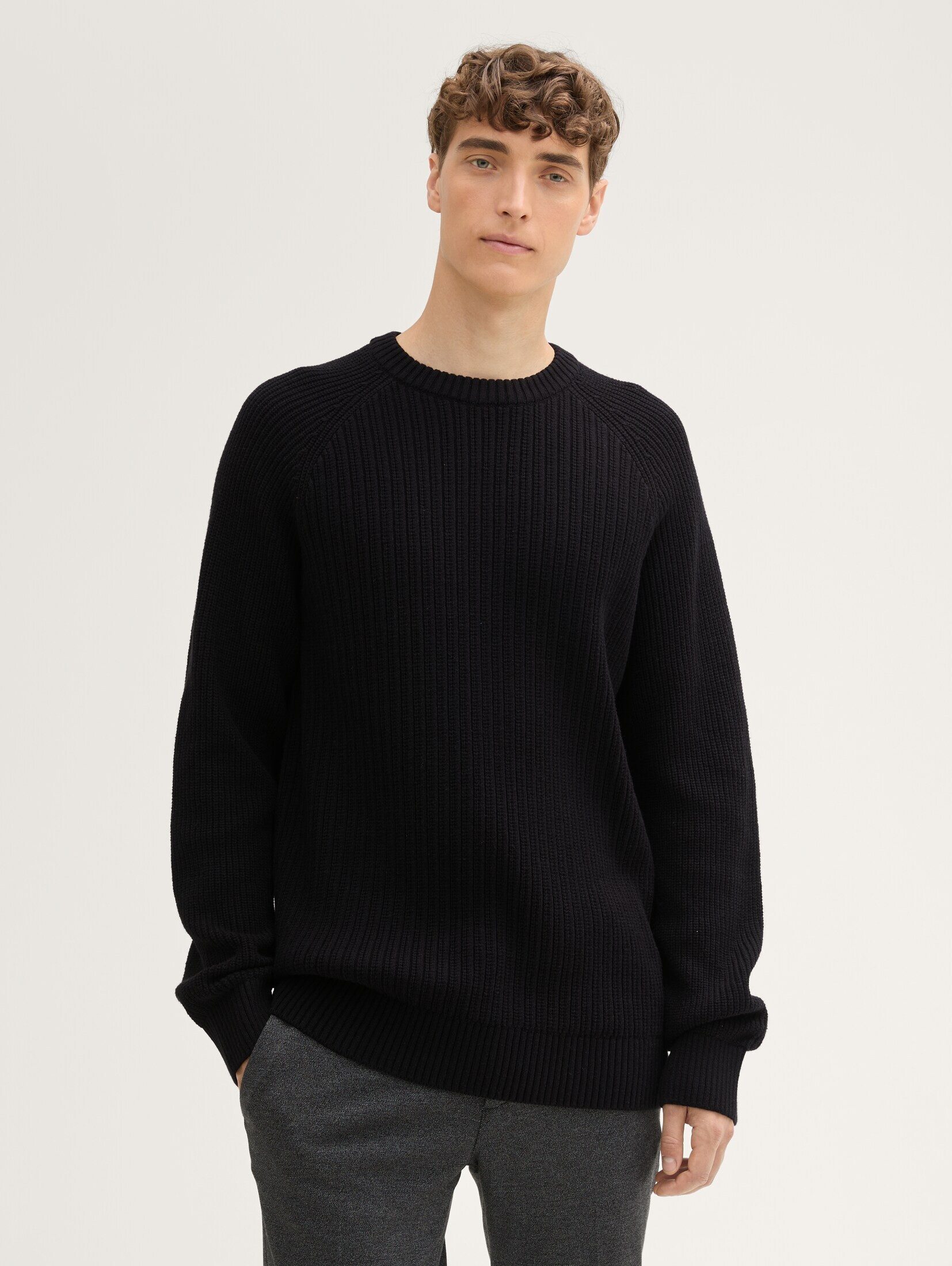 Strickpullover Strickpullover mit Struktur