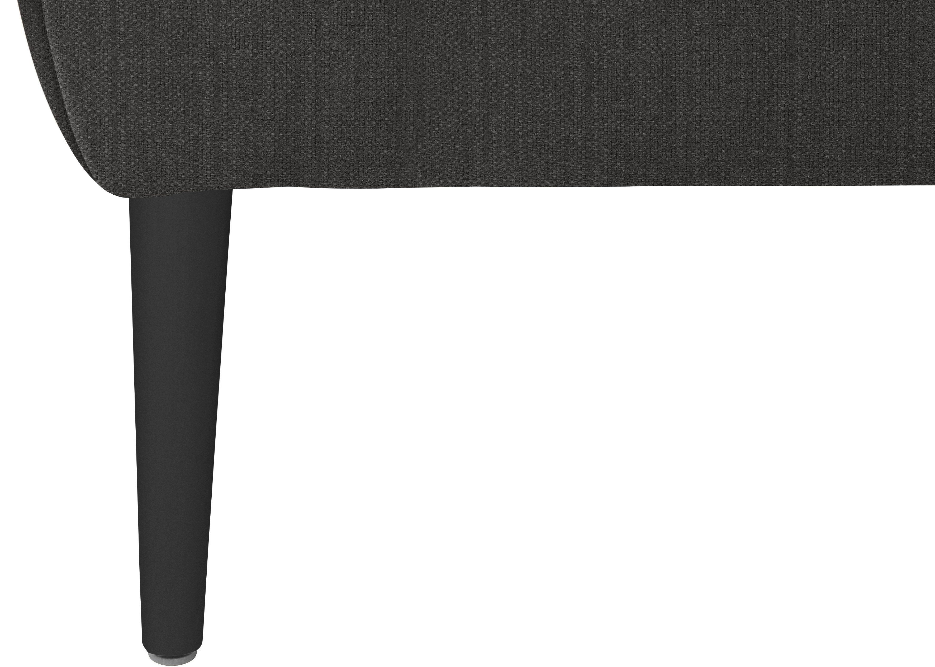 enjoy&MORE, 2,5-Sitzer Breite schwarz cm 232 Füße Sitztiefenverstellung, pulverbeschichtet, W.SCHILLIG