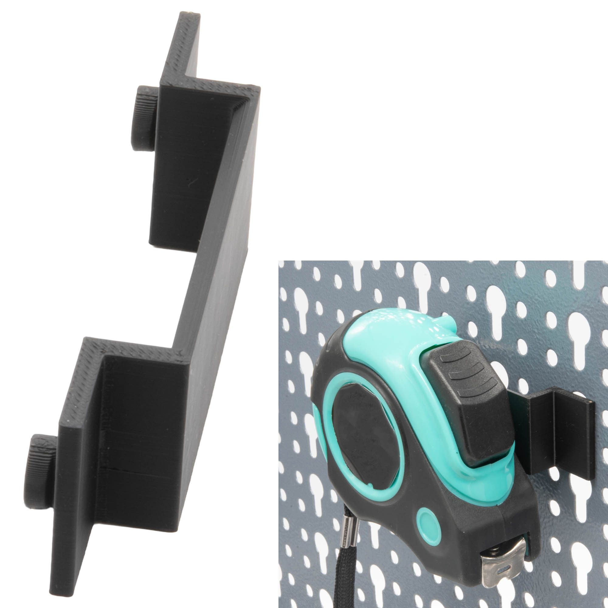 TSB Werk Maßband Wandhalter für Bandmaß für Küpper Lochwand Maßband, Clip, Wandhalterung, Halter
