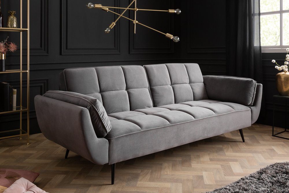 riess-ambiente Schlafsofa BOUTIQUE 213cm grau, mit günstig online kaufen