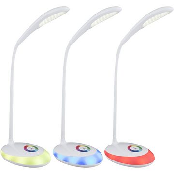 Globo Tischleuchte LED Tischlampe Tischleuchte Schreibtischlampe weiß Touch dimmbar 58264