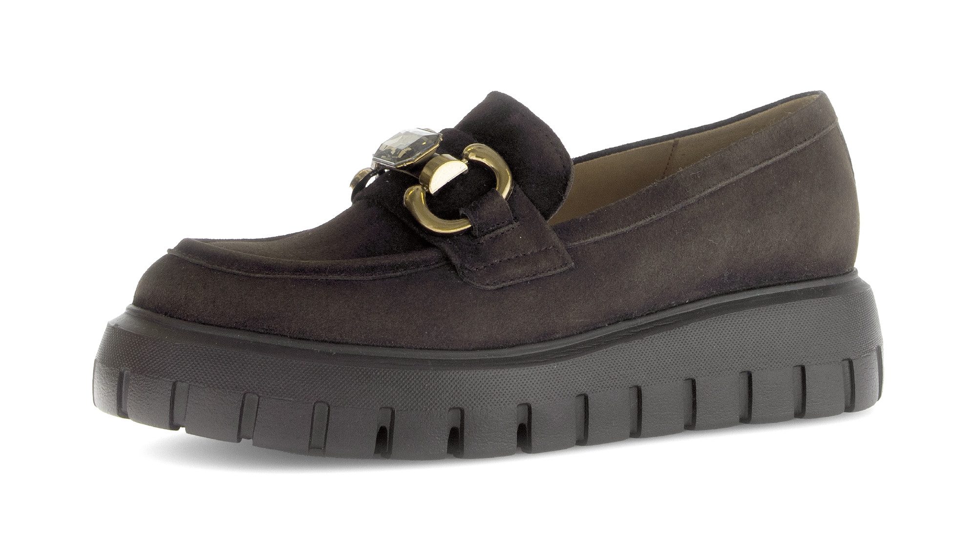 Gabor Loafer, Plateau, Slipper, Businessschuh mit Zierschnalle und Schmucks günstig online kaufen