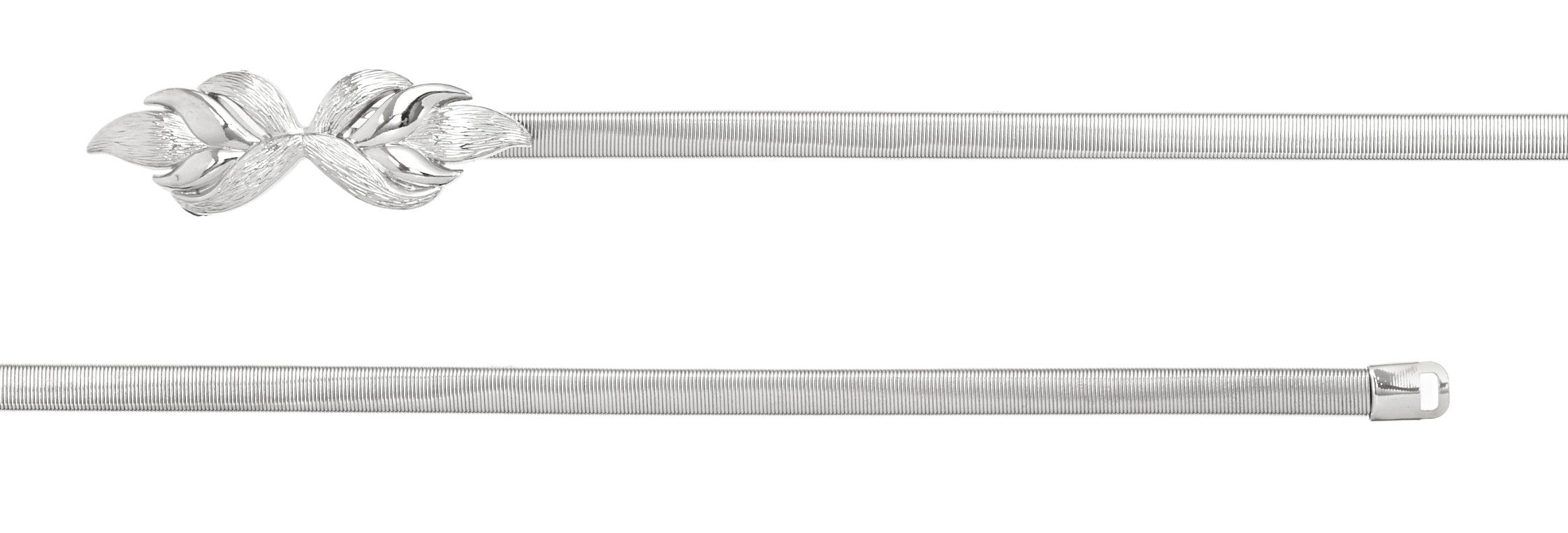 LASCANA Taillengürtel Schmuckgürtel, elastischer Gürtel für Kleid & Overall, Bauchgürtel aus Stretch-Material mit moderner Schließe