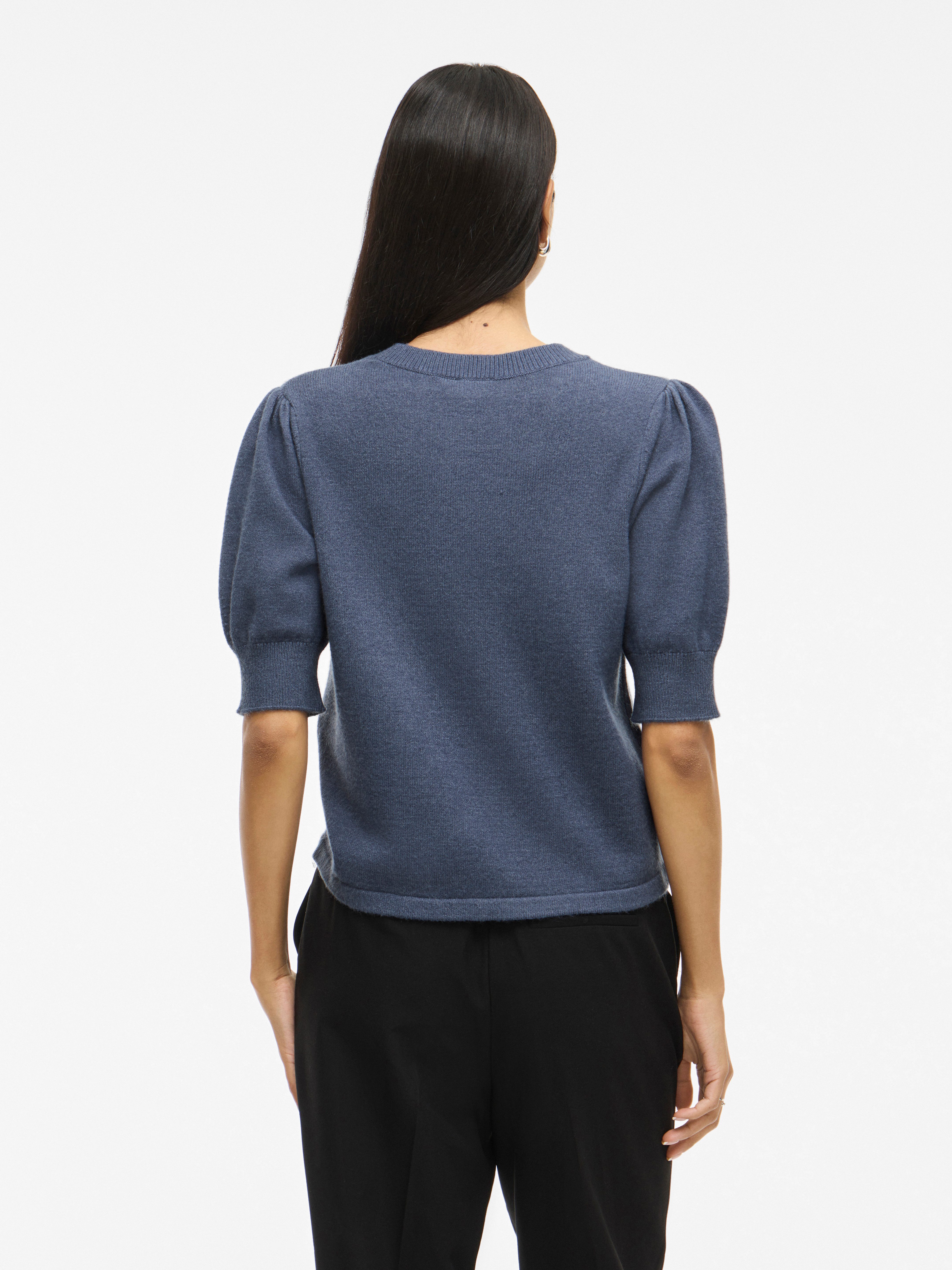 Vila Strickpullover VIRIL 2/4 SLEEVE O-NECK günstig online kaufen