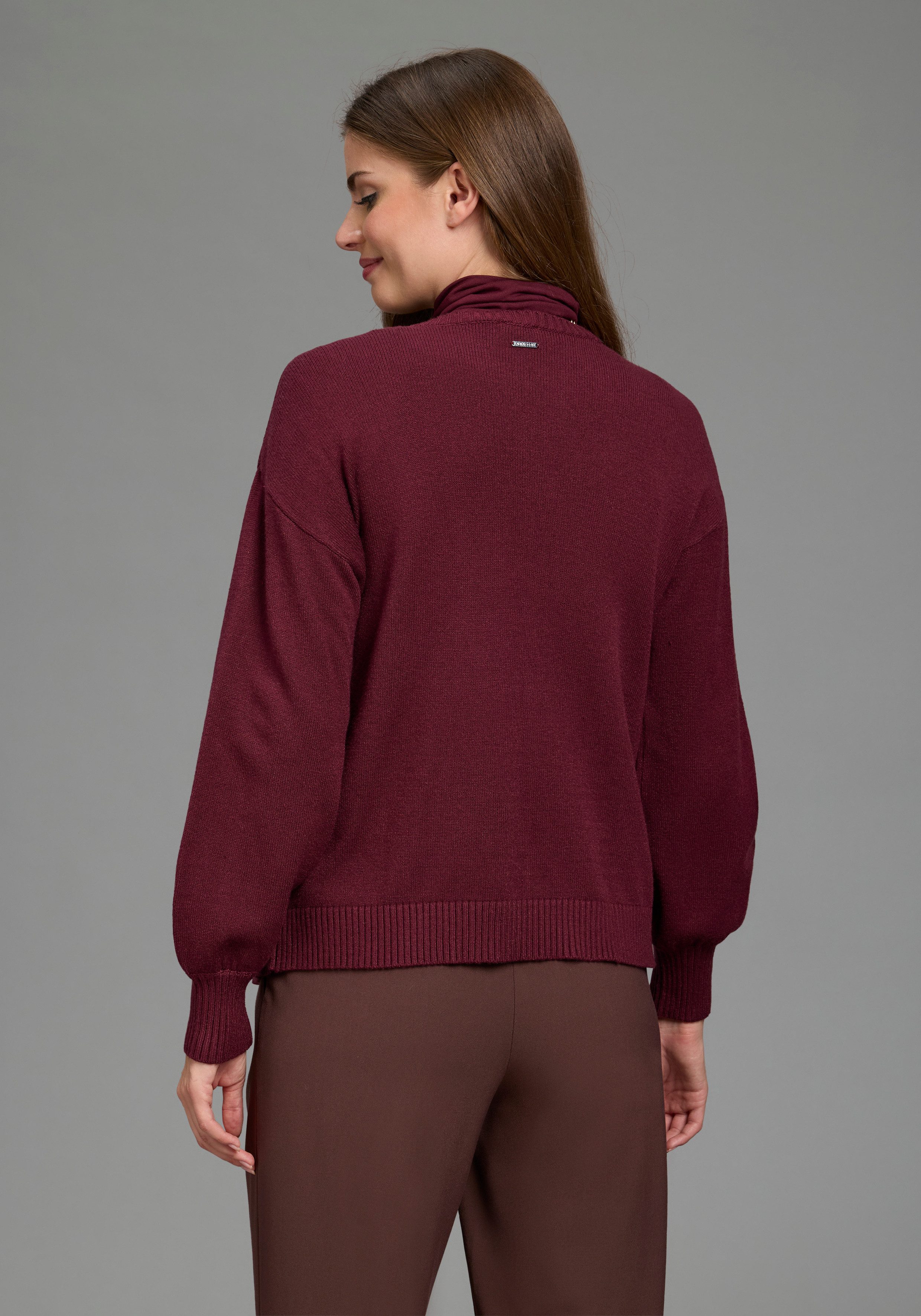 Laura Scott Strickjacke softer Übergangsstrick in lässiger, offener Form – Bild 2 von 5