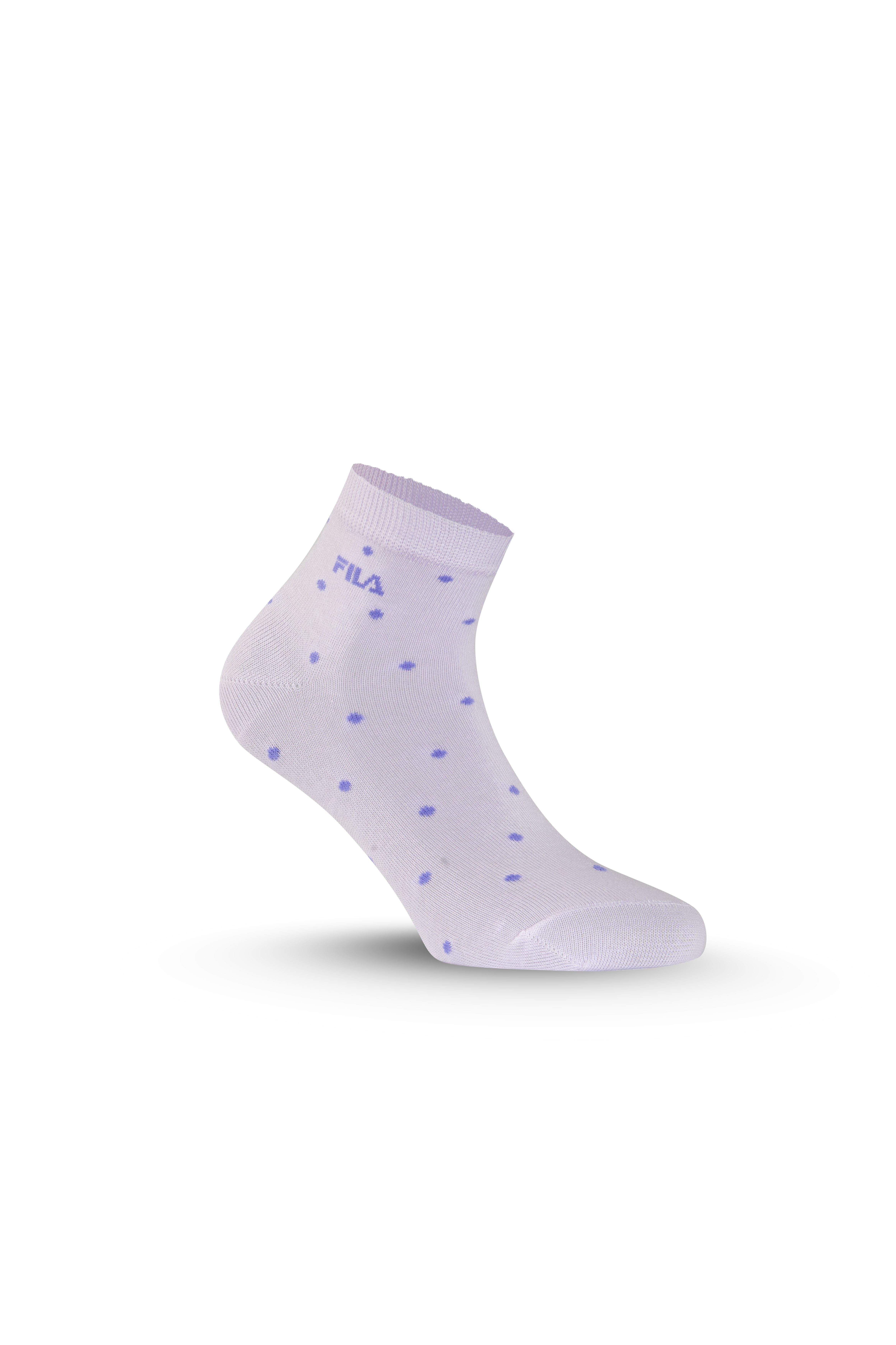 Fila Kurzsocken (6 Paar) mit schmalem Rippenbündchen, gepunktet, Cotton-Mix – Bild 3 von 5