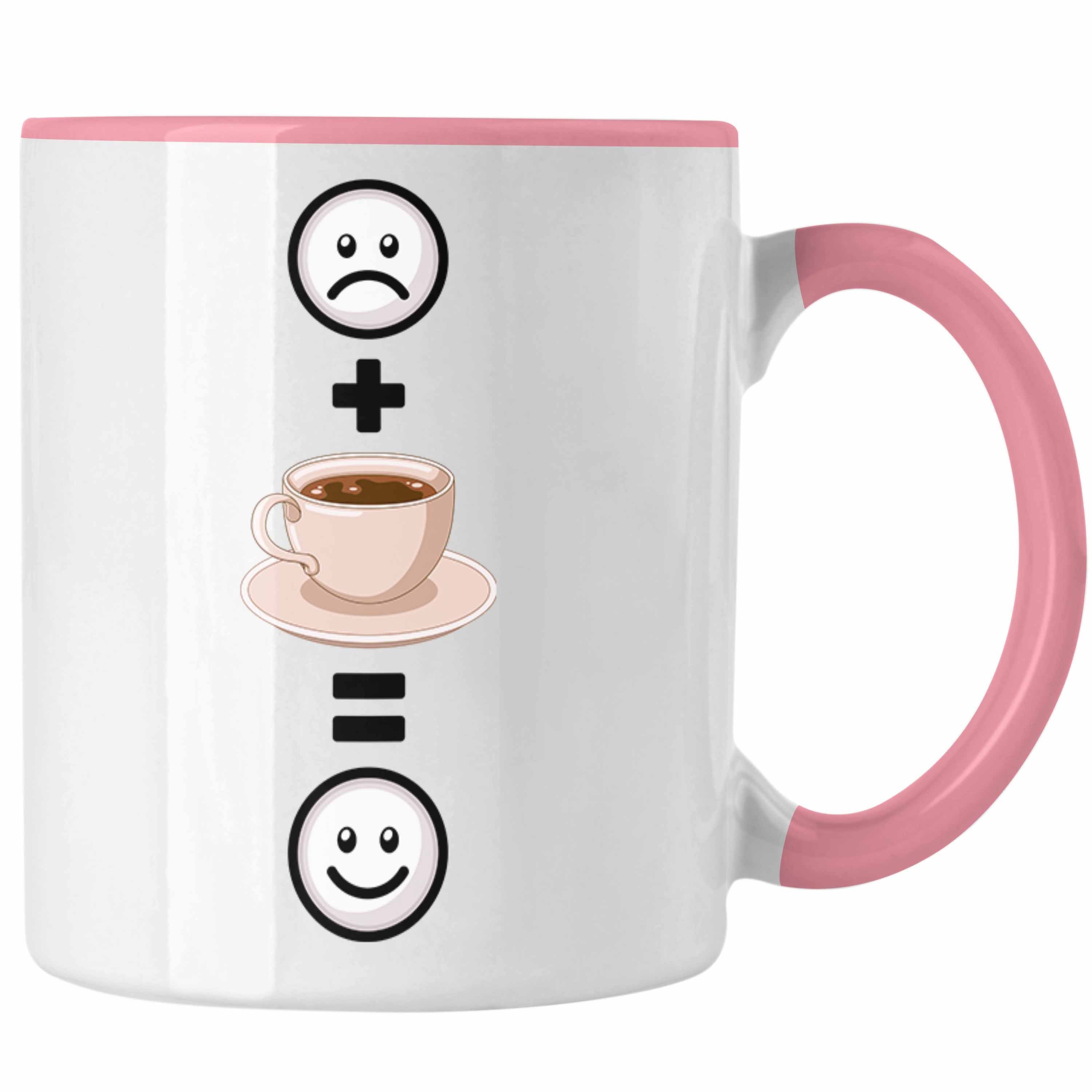 Trendation Tasse Kaffee Tasse Geschenk für Kaffeetrinker Lustige Geschenkidee :(Kaff