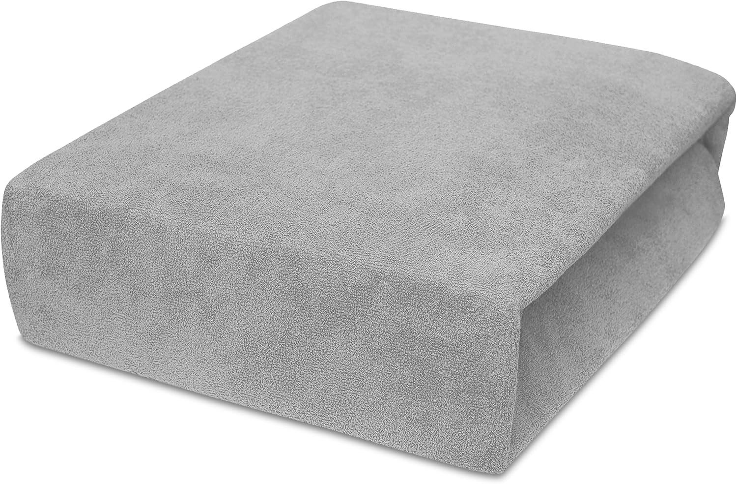 Best for You Spannbettlaken Terry Spannbettlaken–Flauschiger Handtuchstoff für Komfort & Passform, Frotte, Gummizug: Rundum