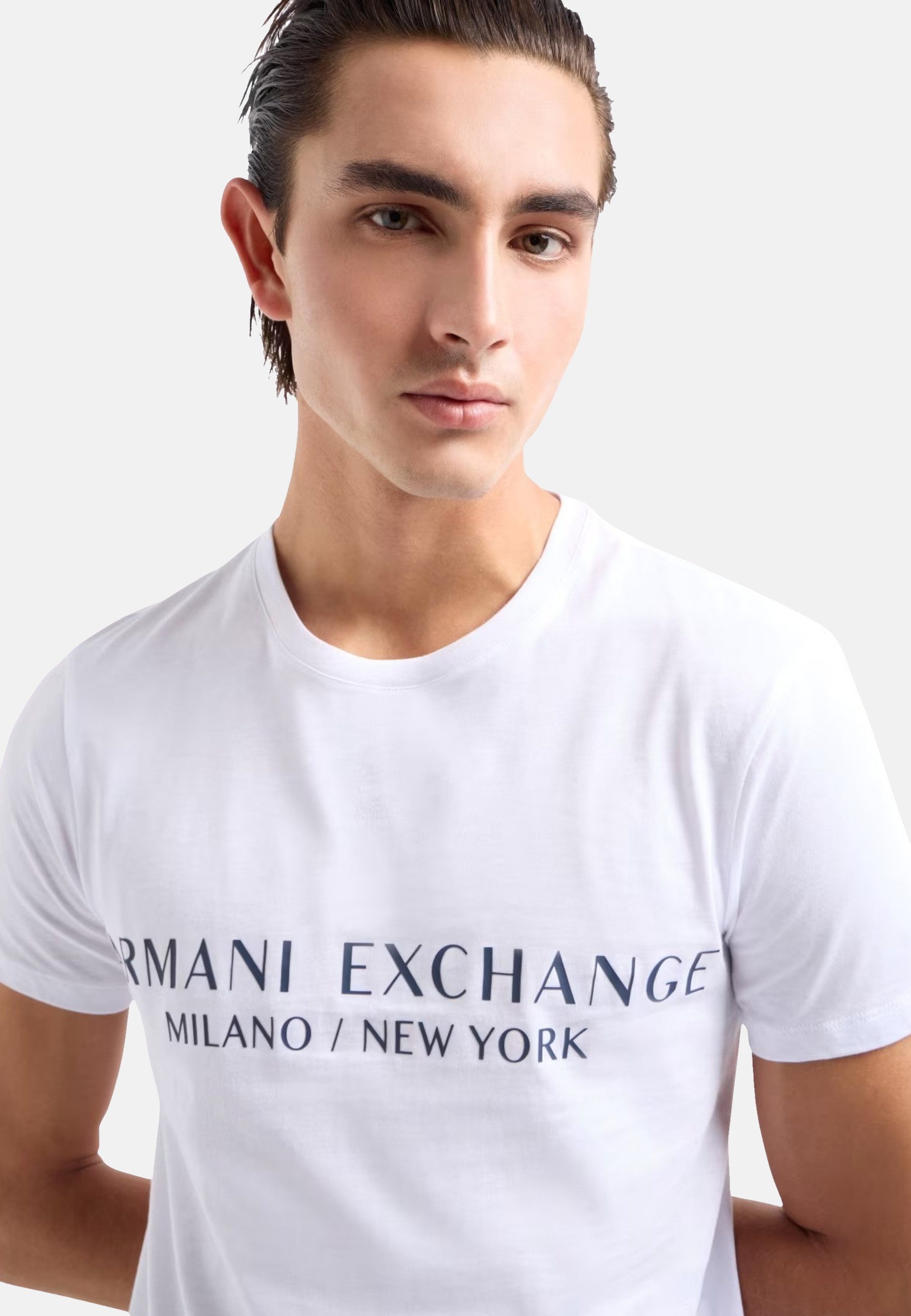 AIX ARMANI EXCHANGE T-Shirt T-Shirt Kurzarmshirt (1-tlg., 1)