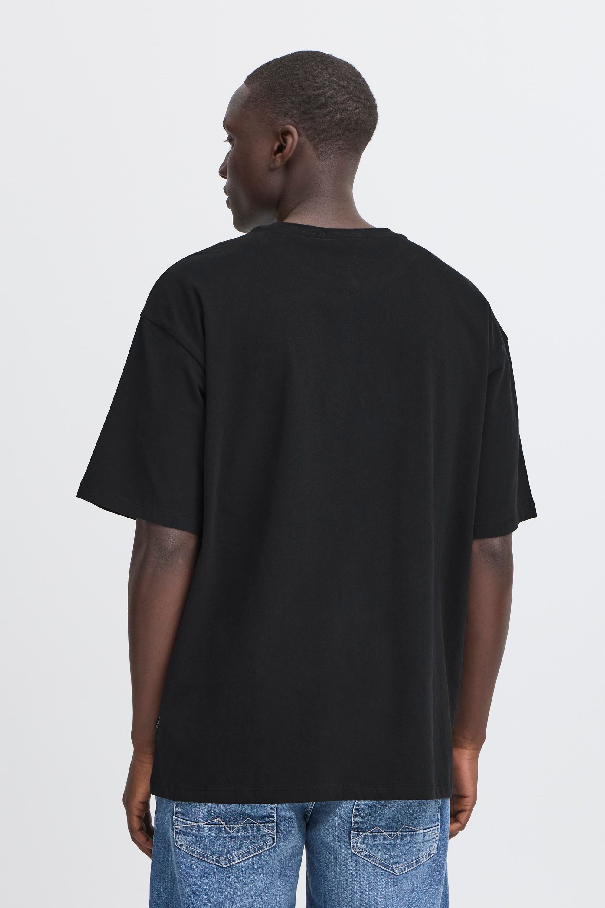 Blend Rundhalsshirt BHBamo Basic T-Shirt mit Rundhalsausschnitt