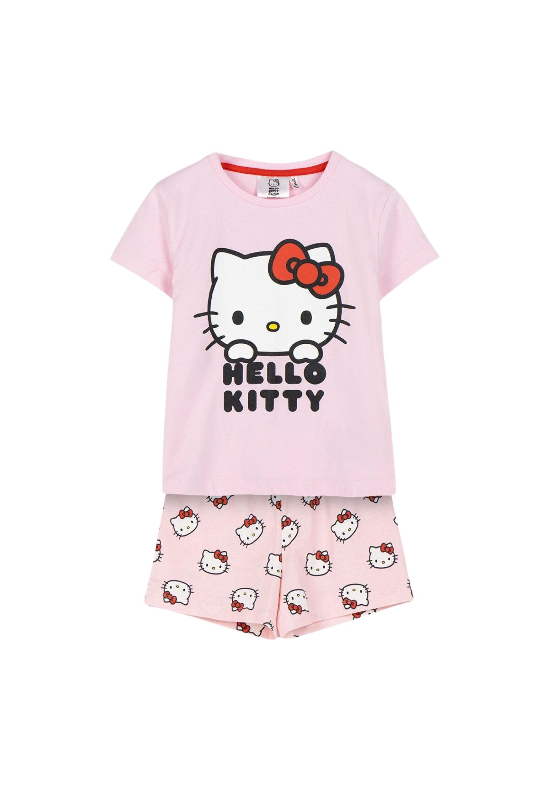 Disney Schlafanzug Hello Kitty Schlafanzug kurz (Set)