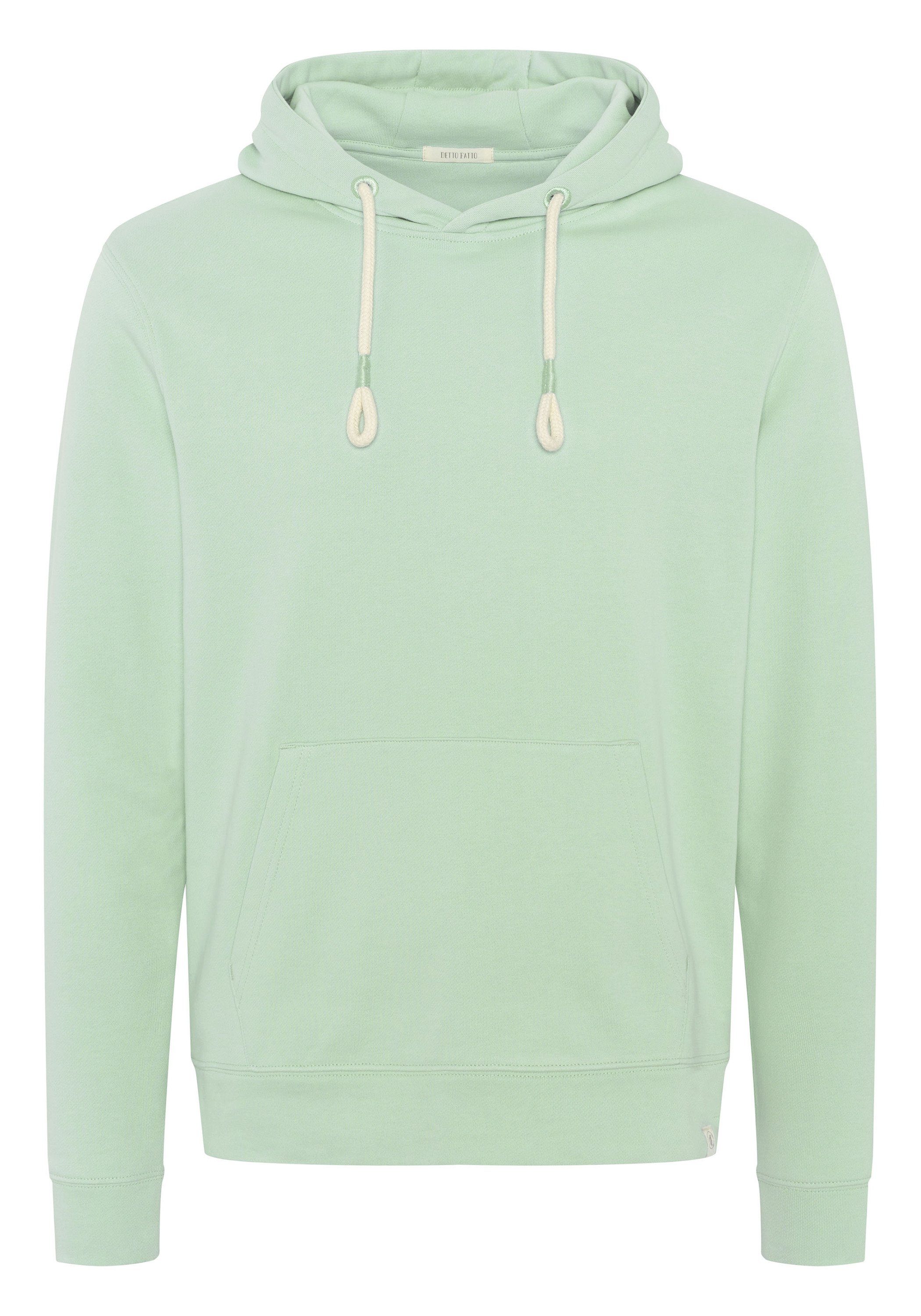 Detto Fatto Kapuzensweatshirt im Basic-Stil 14-5706 Silt Green | Sweatshirts