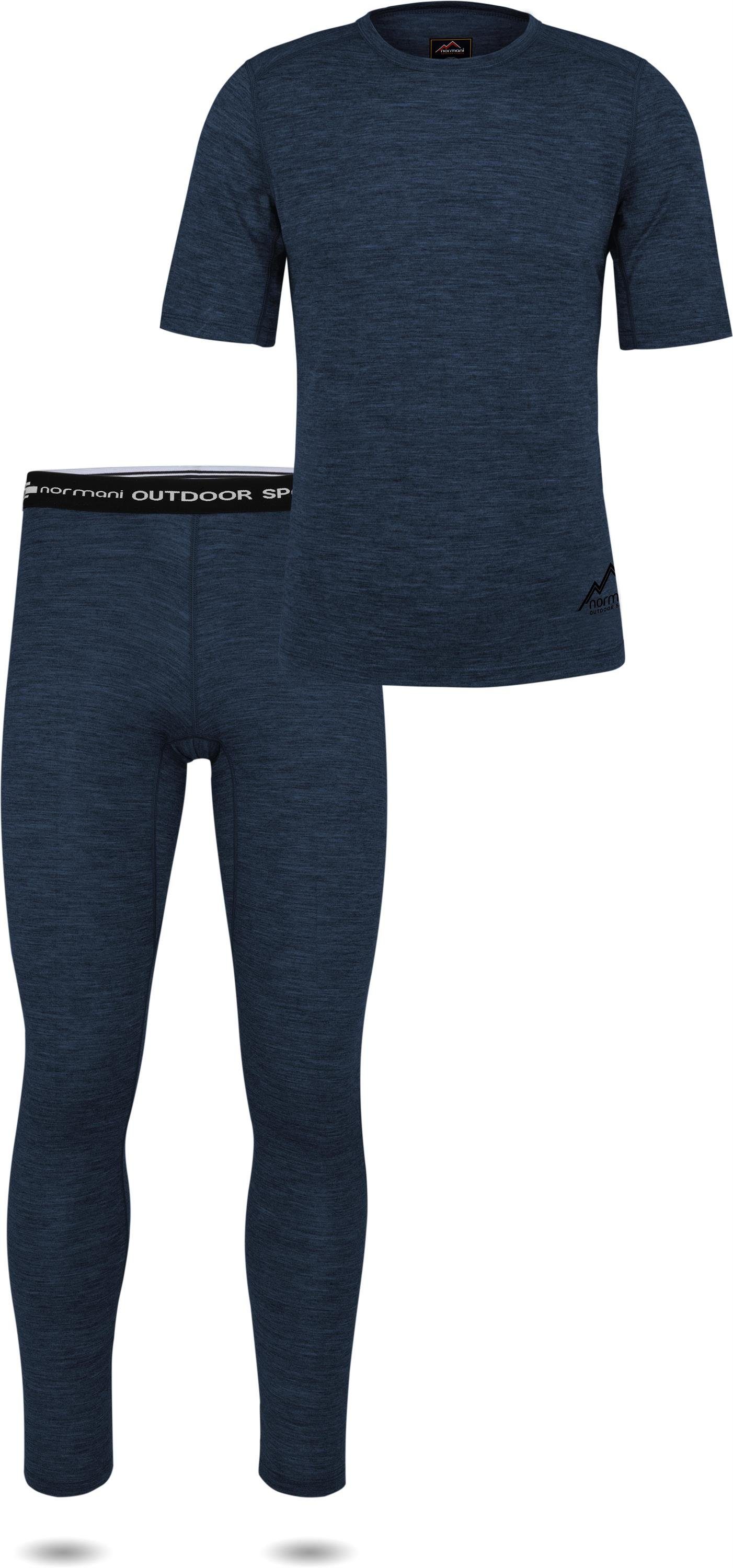 normani Thermounterhemd »Herren Merino-Set T-Shirt und Unterhose«,  Thermounterwäsche Skiunterwäsche Garnitur Funktionsunterwäsche (Unterhemd  und Unterhose) 100% Merinowolle online kaufen | OTTO