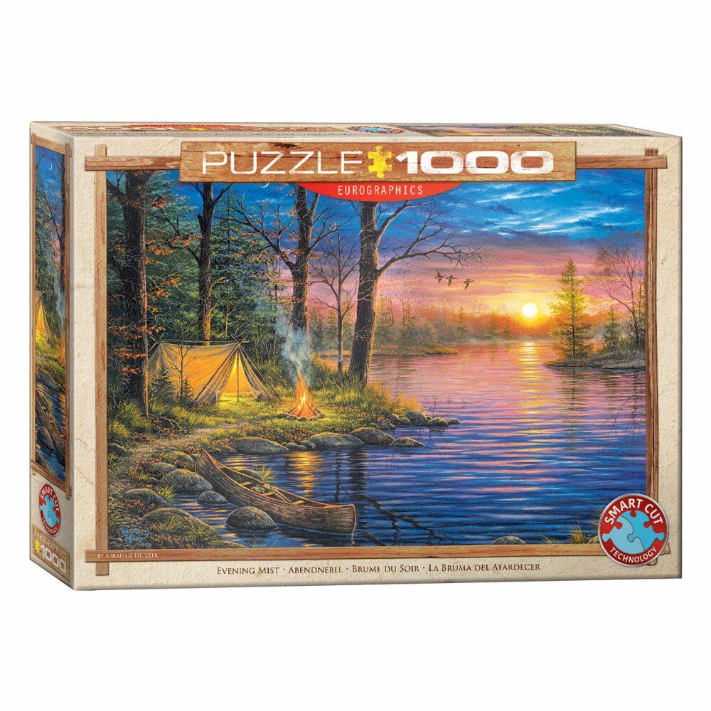 EUROGRAPHICS Puzzle Abendnebel, 1000 Puzzleteile, Hergestellt mit Smart