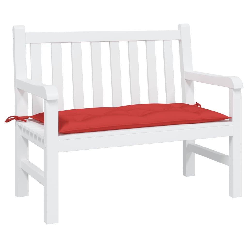 vidaXL Sitzauflage Gartenbank-Auflage Rot 110x50x7 cm günstig online kaufen