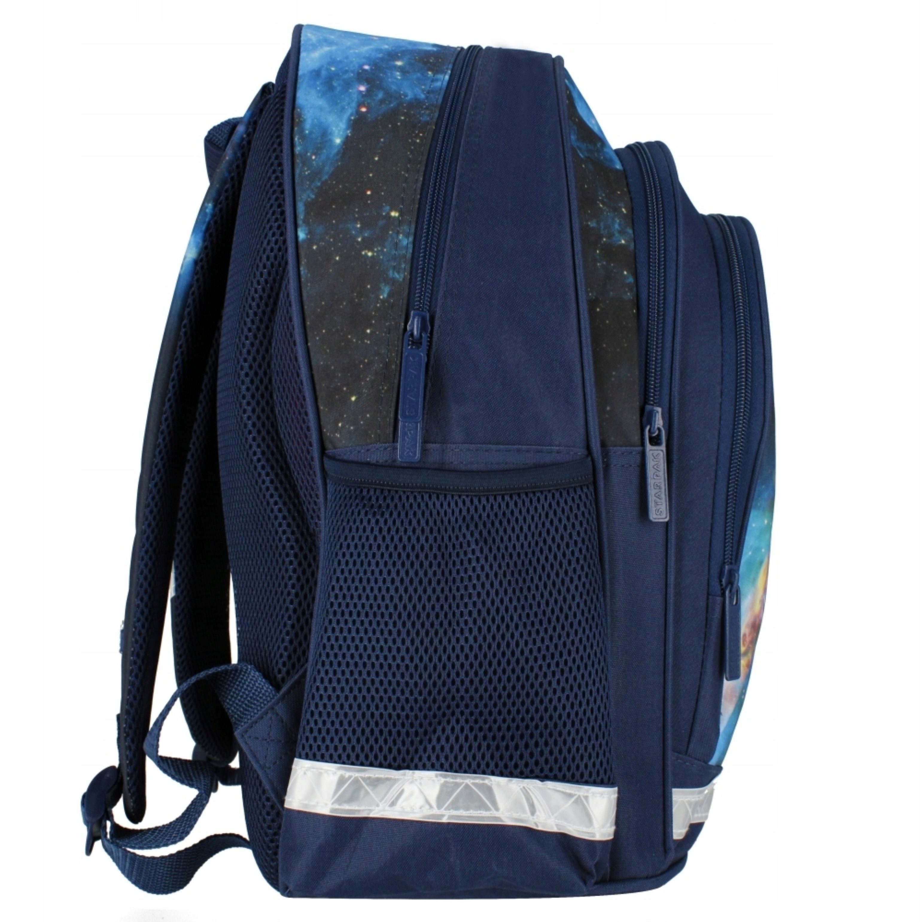 Starpak Schulrucksack NASA Schulrucksack STARPAK – Ergonomisch, Reflektoren, 41x30x20 cm