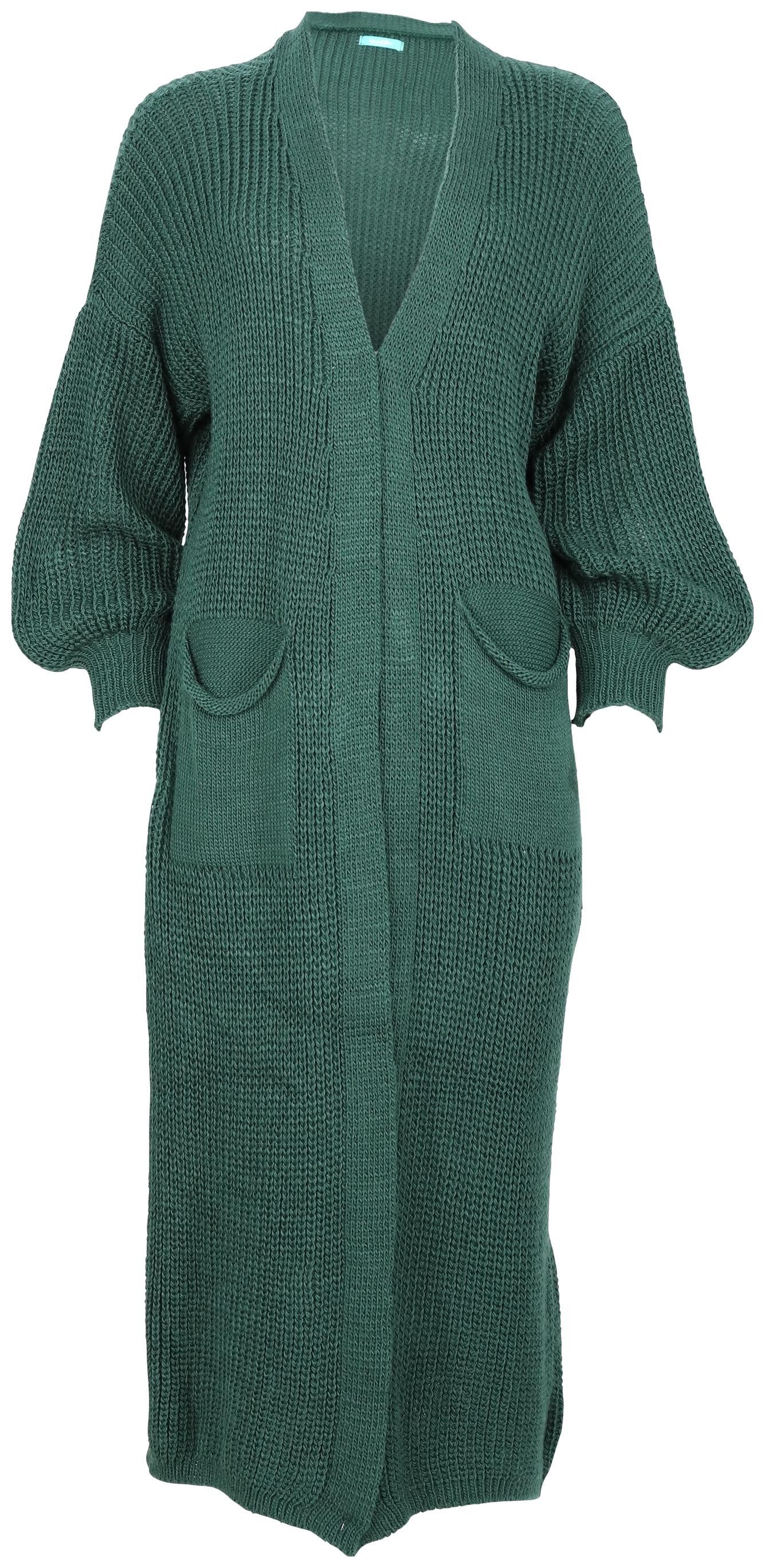 malito more than fashion Longstrickjacke 3151 offene lange Strickjacke in G günstig online kaufen