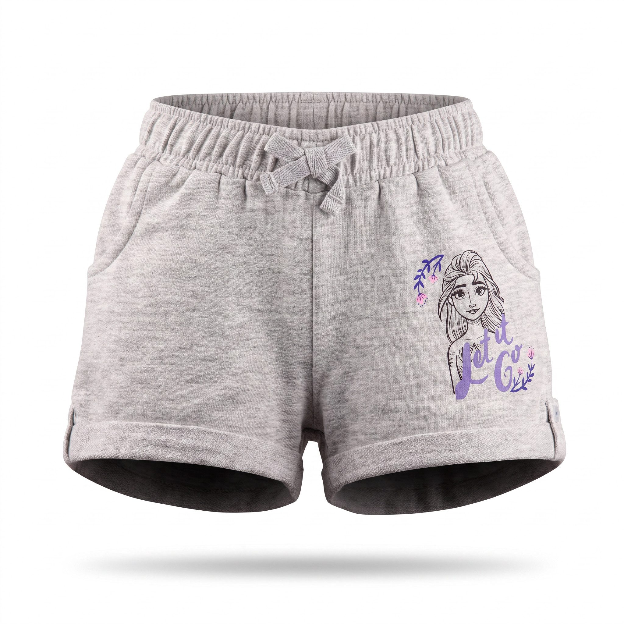 Disney Shorts Disney Frozen Die Eiskönigin Elsa Kinder Shorts Mädchen Gr. 92-98