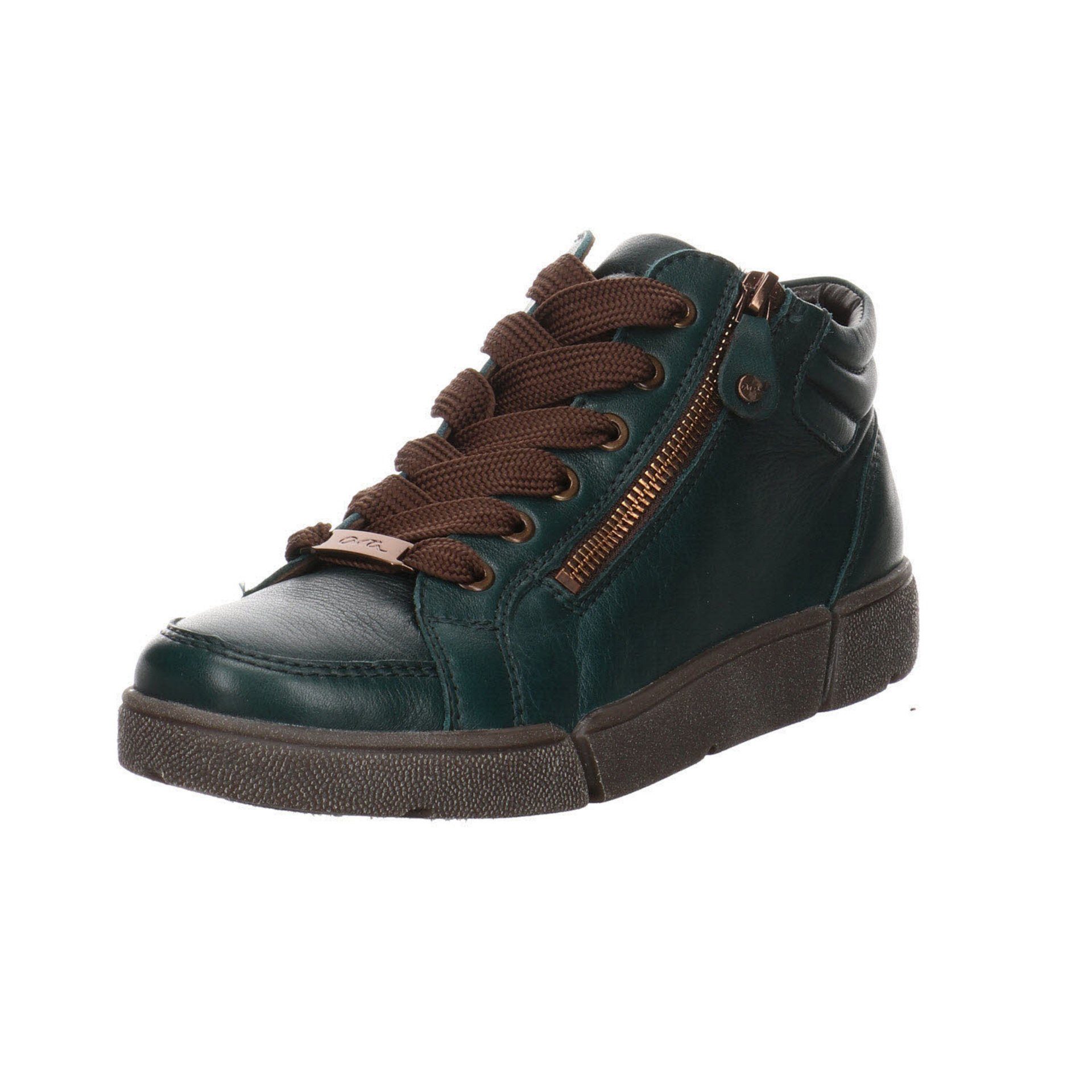 Ara Damen Sneaker Schuhe Rom High Soft Sneaker Sneaker Glattleder grün 043678