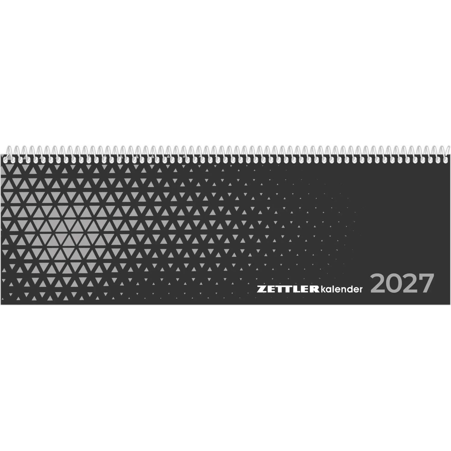 Querkalender Tischkalender Expert schwarz 2027