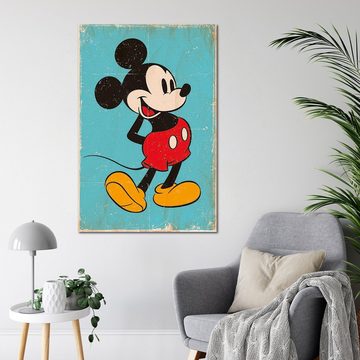 PYRAMID Poster Mickey Mouse Poster Retro Blue 61 x 91,5 cm