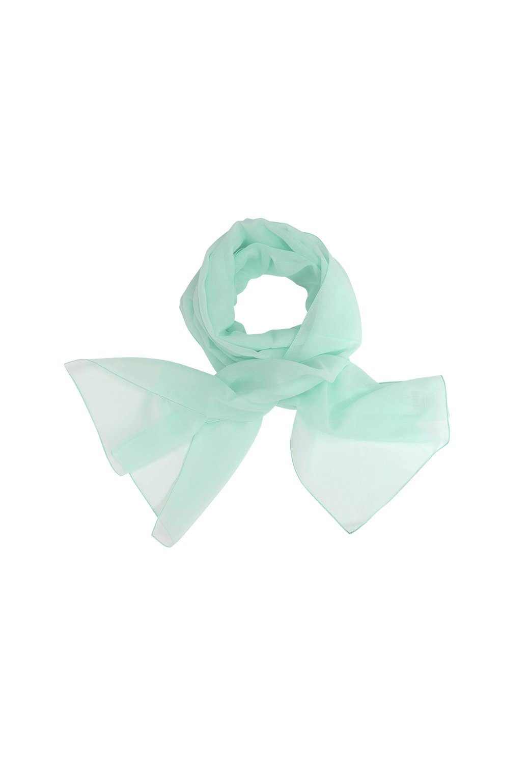 Sommer Damen, Schal, Hat Halstuch You Chiffon Modeschal Sommertuch, Mint Frühling