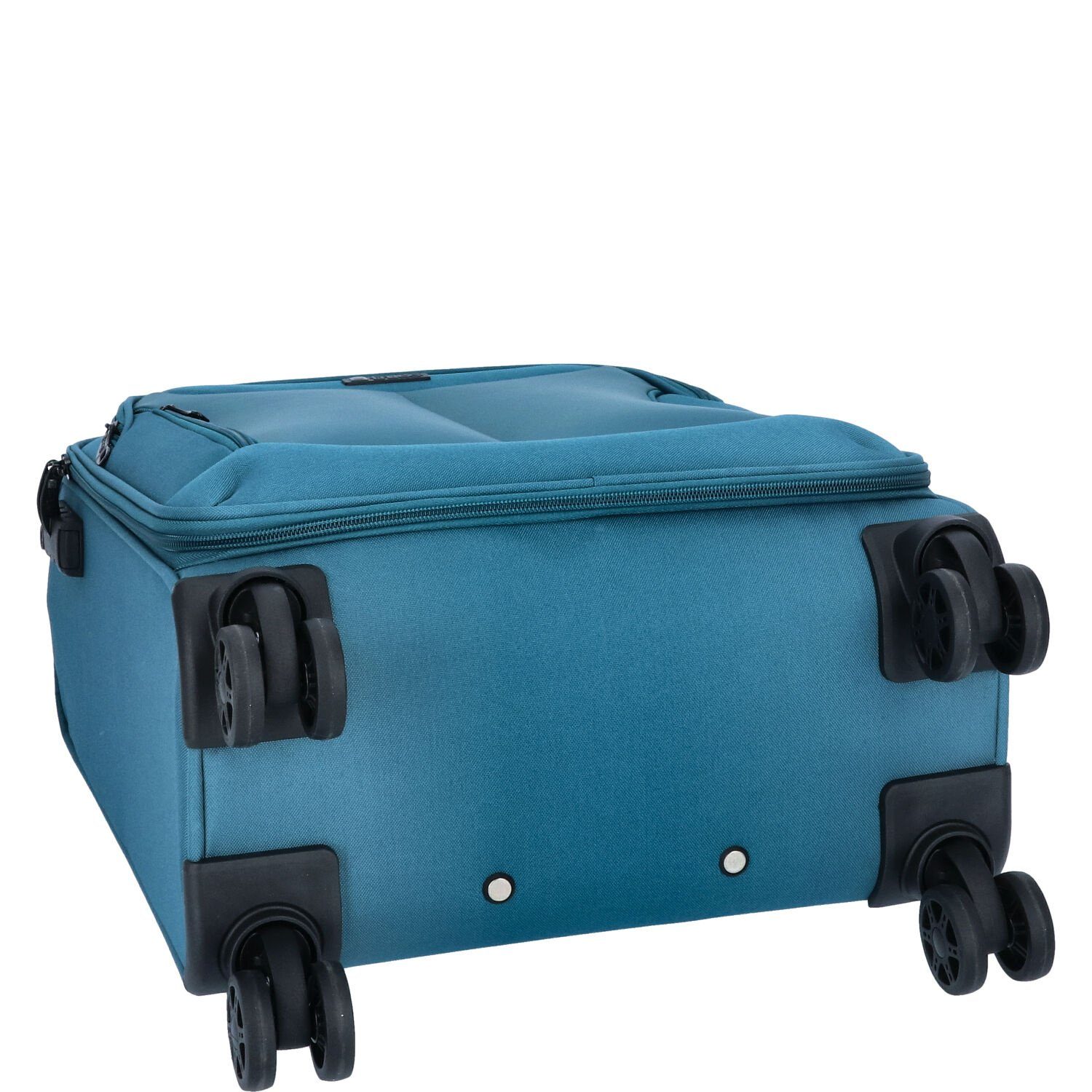 TheTrueC Koffer TheTrueC 4 Rollen Koffer Superlight 55cm Kopenhagen dark petrol, 4 Rollen Rollen – Bild 5 von 5