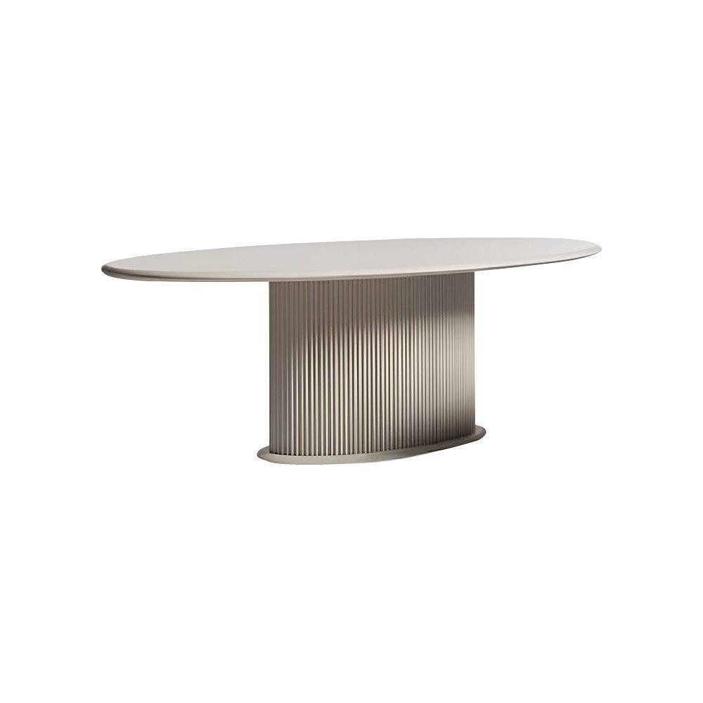 JVmoebel Esstisch Luxus Esszimmertisch Esstisch Tisch Holz Beige Esszimmer Holztisch (1-St., Esstisch), Made in Europa