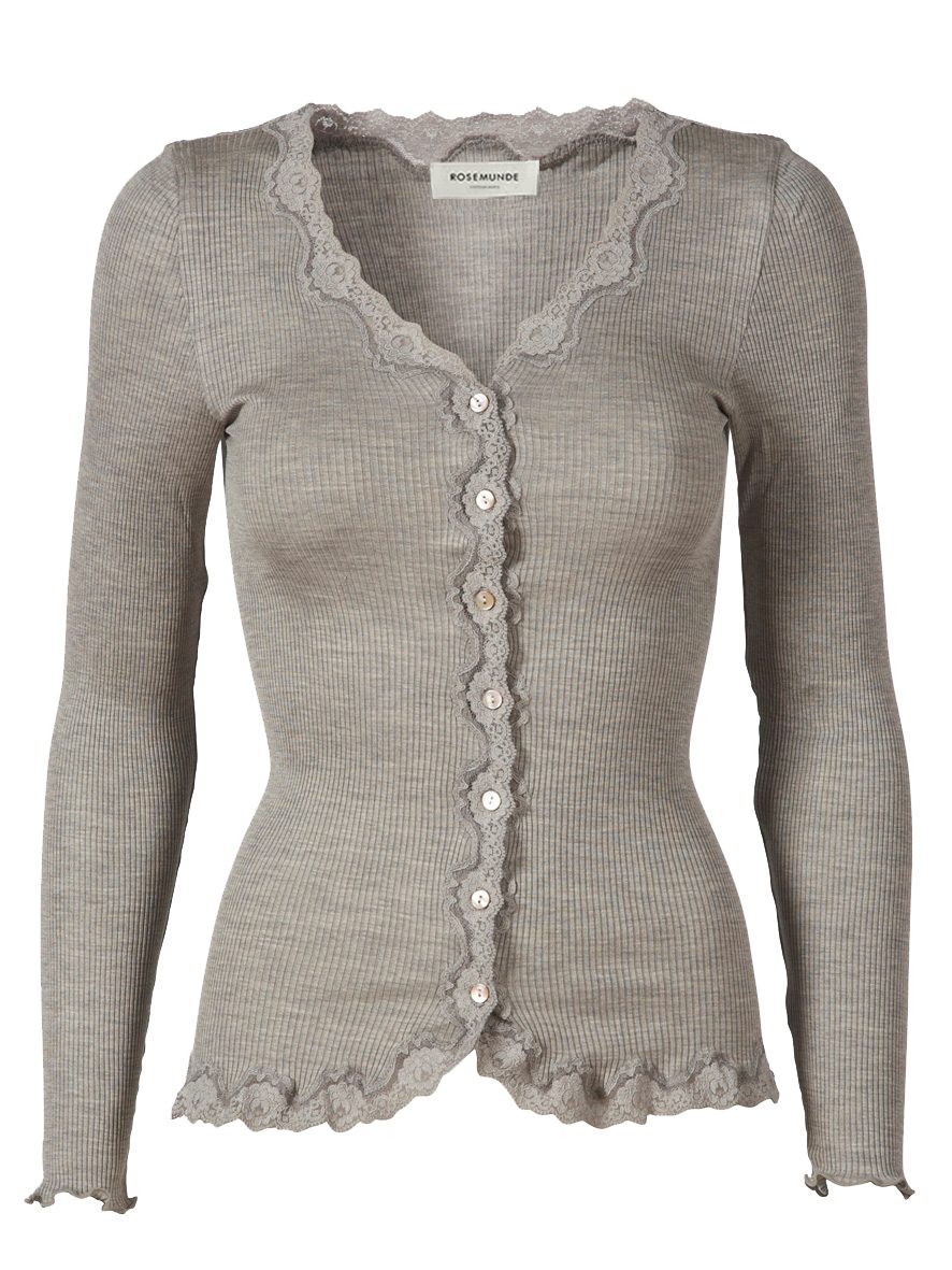 rosemunde Cardigan RWBabette Silk LS V-neck günstig online kaufen