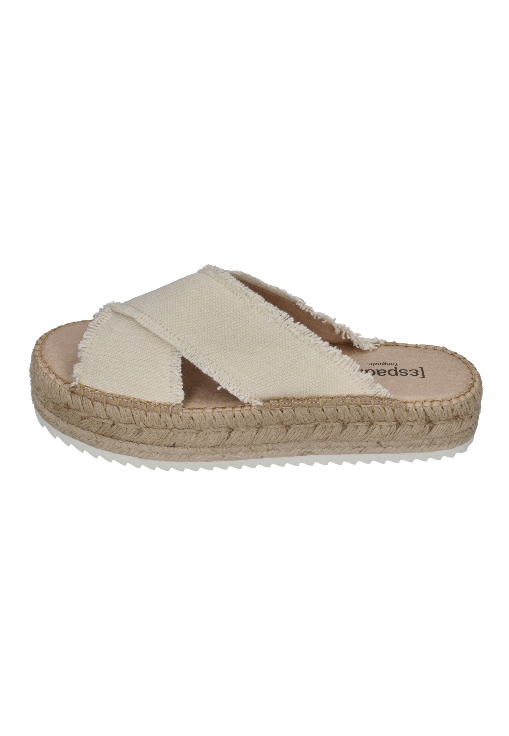 espadrij l´originale CROISETTE LINEN Pantolette nature