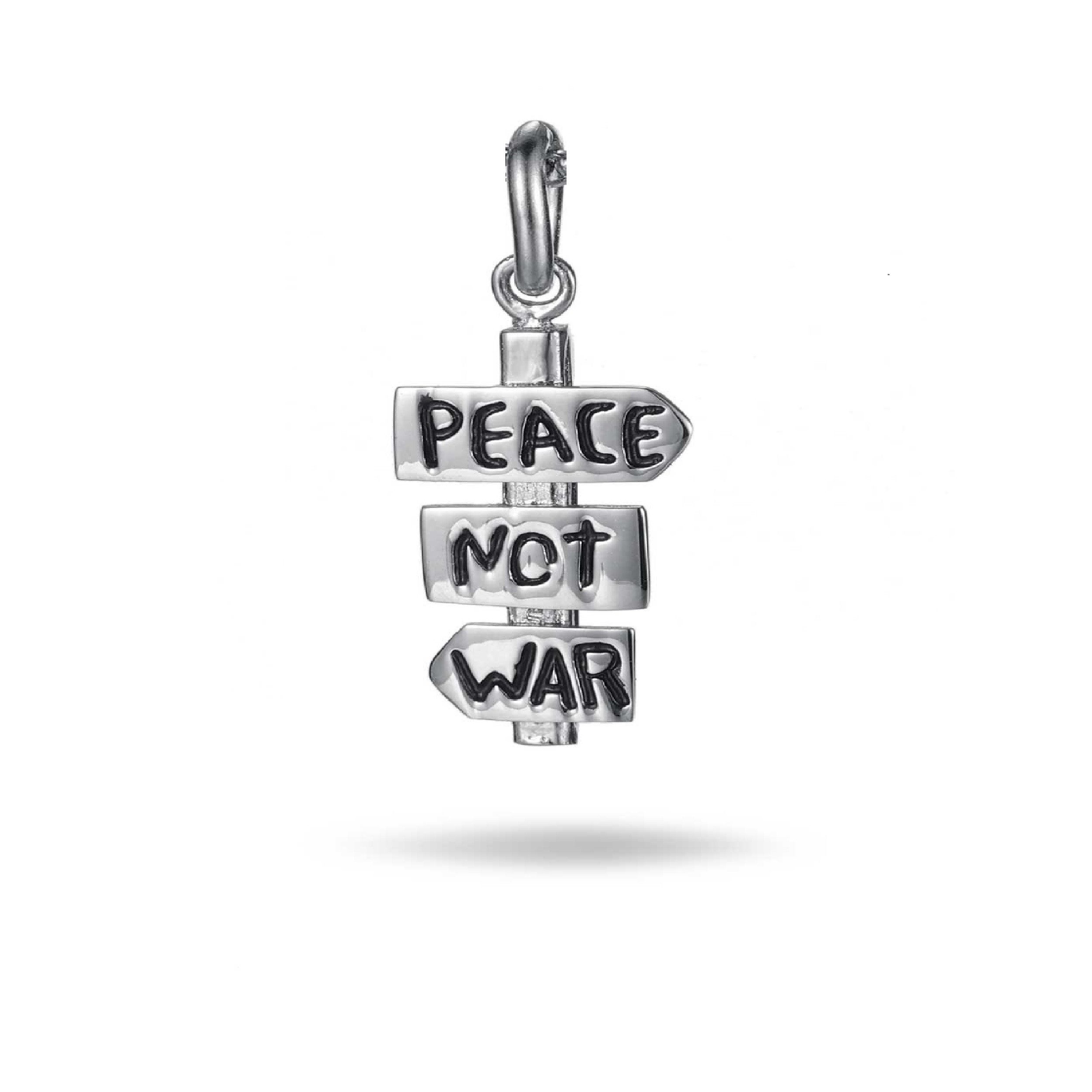 Kingka Kette mit Anhänger Doppellagige Damen Halskette mit Peace Anhänger, Damen Schmuck, perfekte Geschenkidee zu Geburtstag, Weihnachten