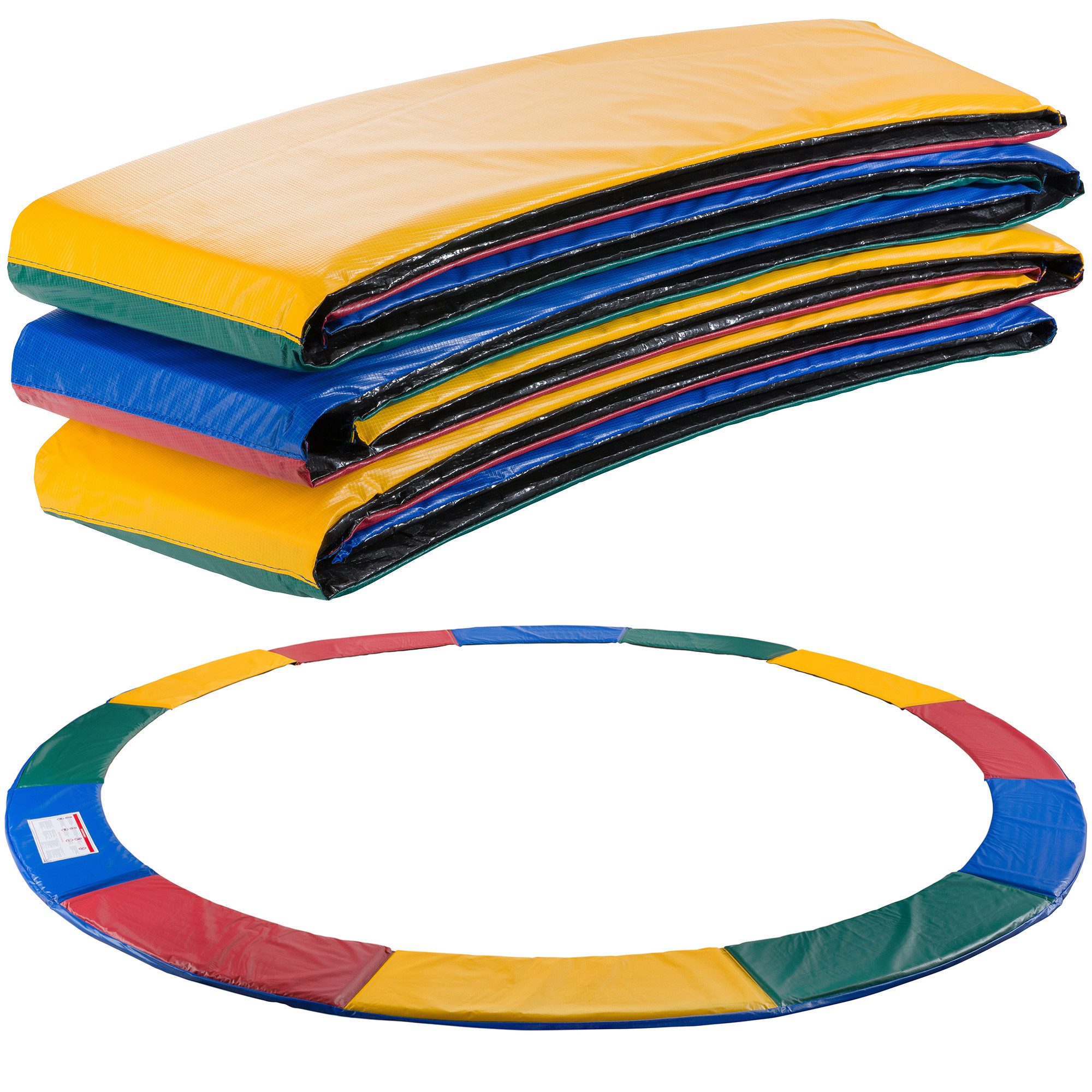 Arebos Trampolin-Randabdeckung Federschutz Ø 396 cm, Randschutz, PVC und PE, Reißfest, UV-resistente und wasserbeständige