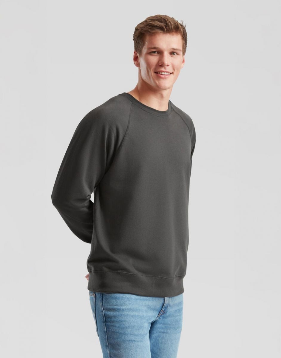 Fruit of the Loom Sweatshirt Herren Lightweight Raglan Sweat /