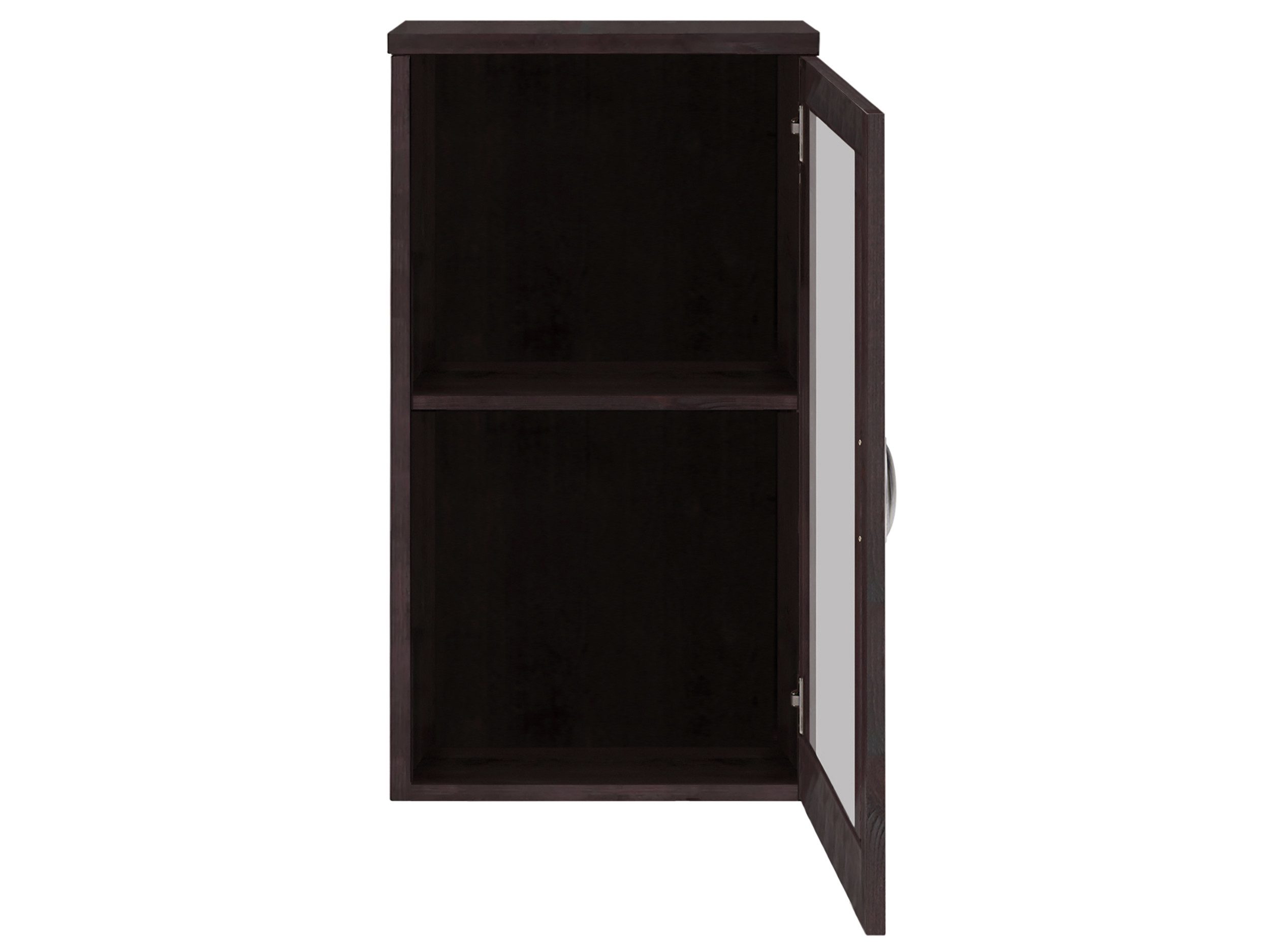 freiraum Hängeschrank Ylva 1 Tür, 1 Boden, in Braun, massive Kiefer - 30x58x30cm (BxHxT)