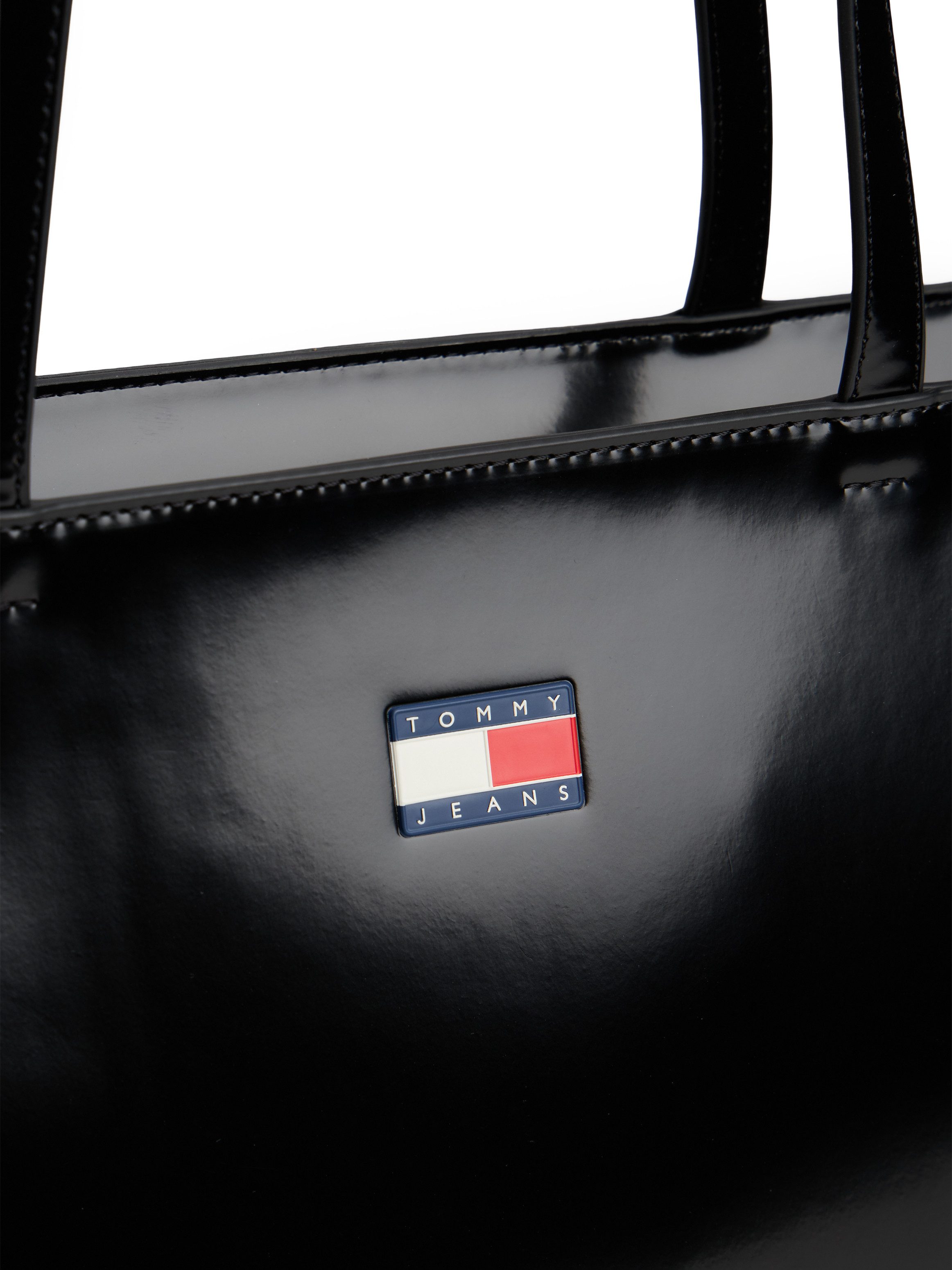 Tommy Jeans Tragetasche TJW MUST TOTE, Damen Schultertasche, Shopper mit typischer Logoflag